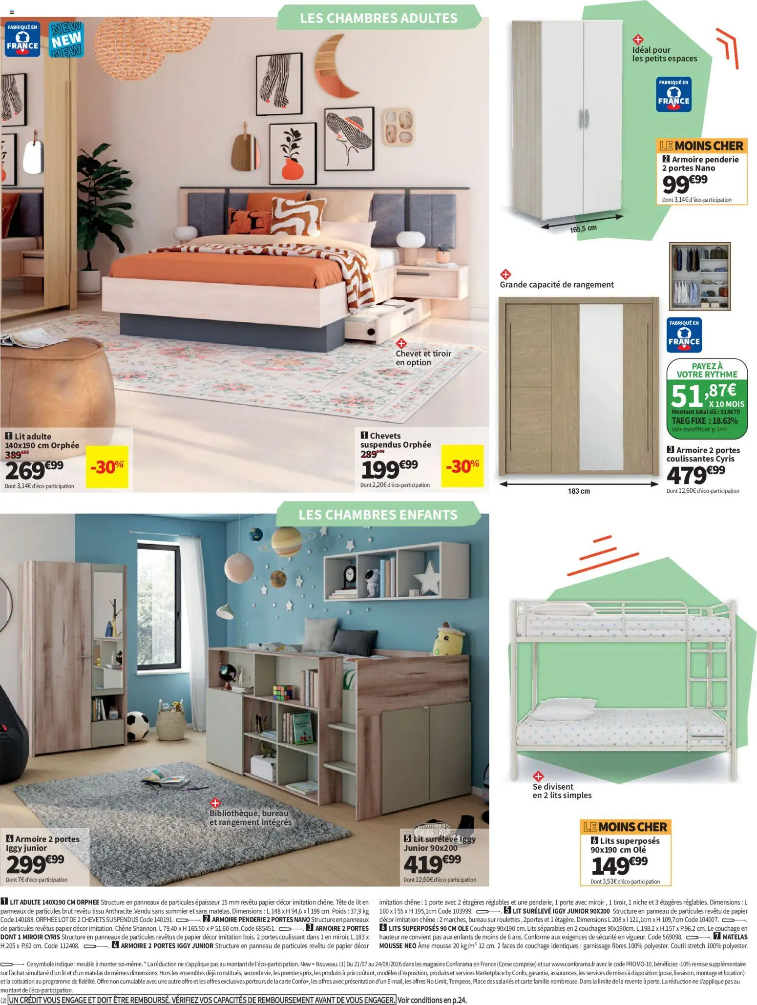 {H1} | Page: 4 | Produits: Meuble, Porte, Matelas, Sommier