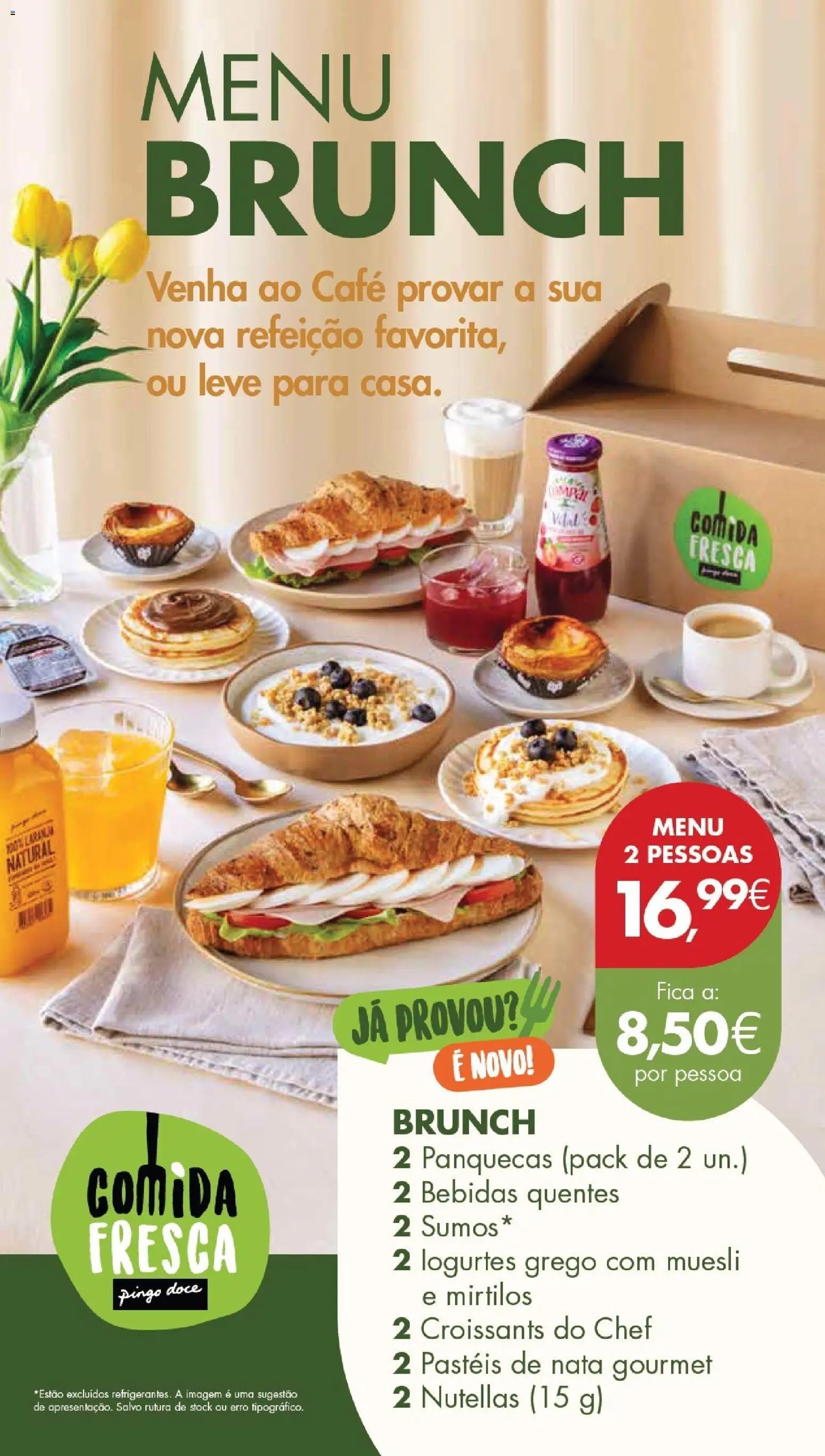 Pingo Doce Poupe este Fim de Semana │ válido de 08.05.2026 | Página: 14 | Produtos: Panquecas, Café, Nata, Mirtilos