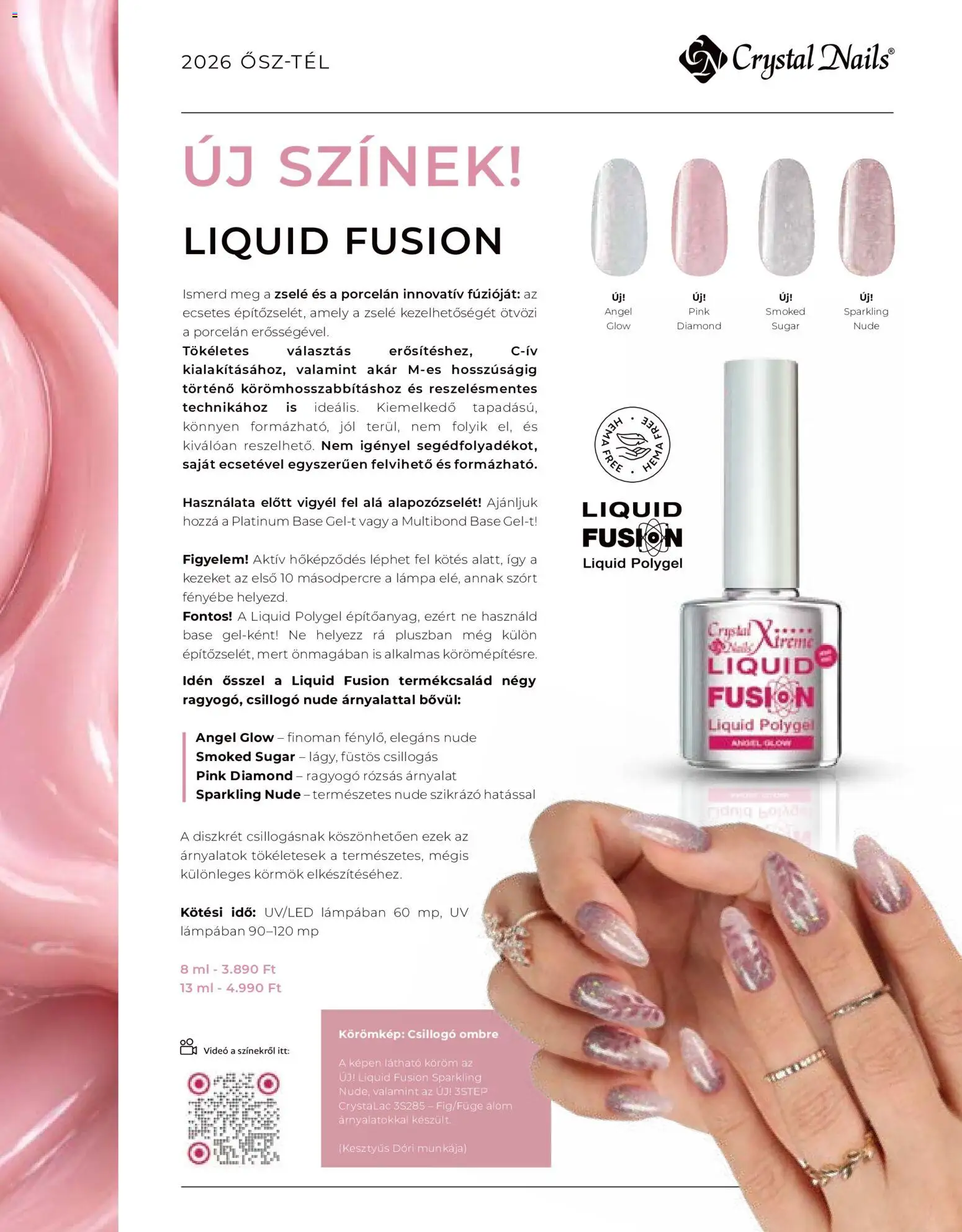 Crystal Nails akciós ujság - amely érvényes a következő dátumtól: 2026.09.08. | Oldal: 7 | Termékek: Videó, Lámpa