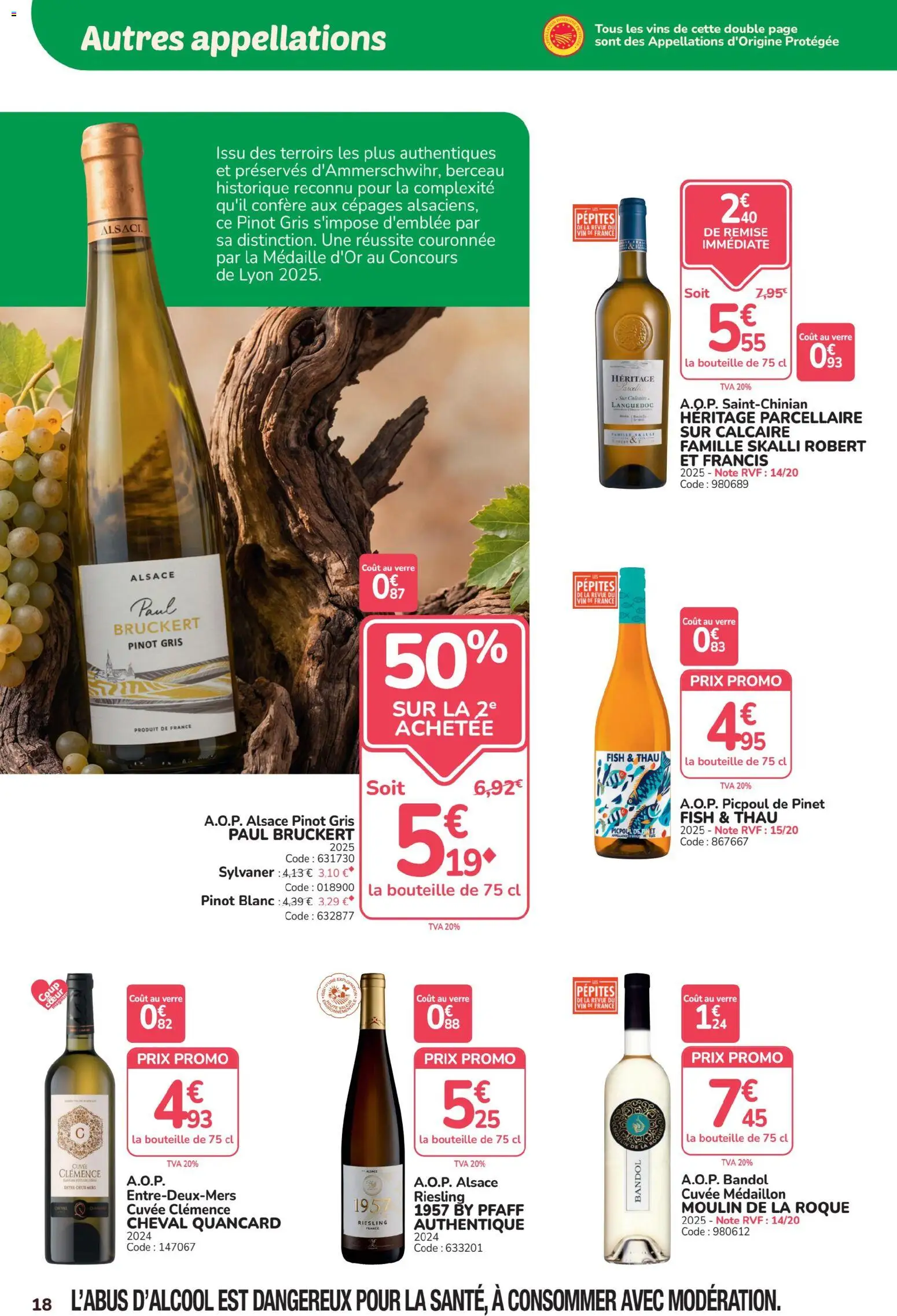 {H1} | Page: 18 | Produits: Pinot gris, Bouteille, Vin, Alsace pinot gris