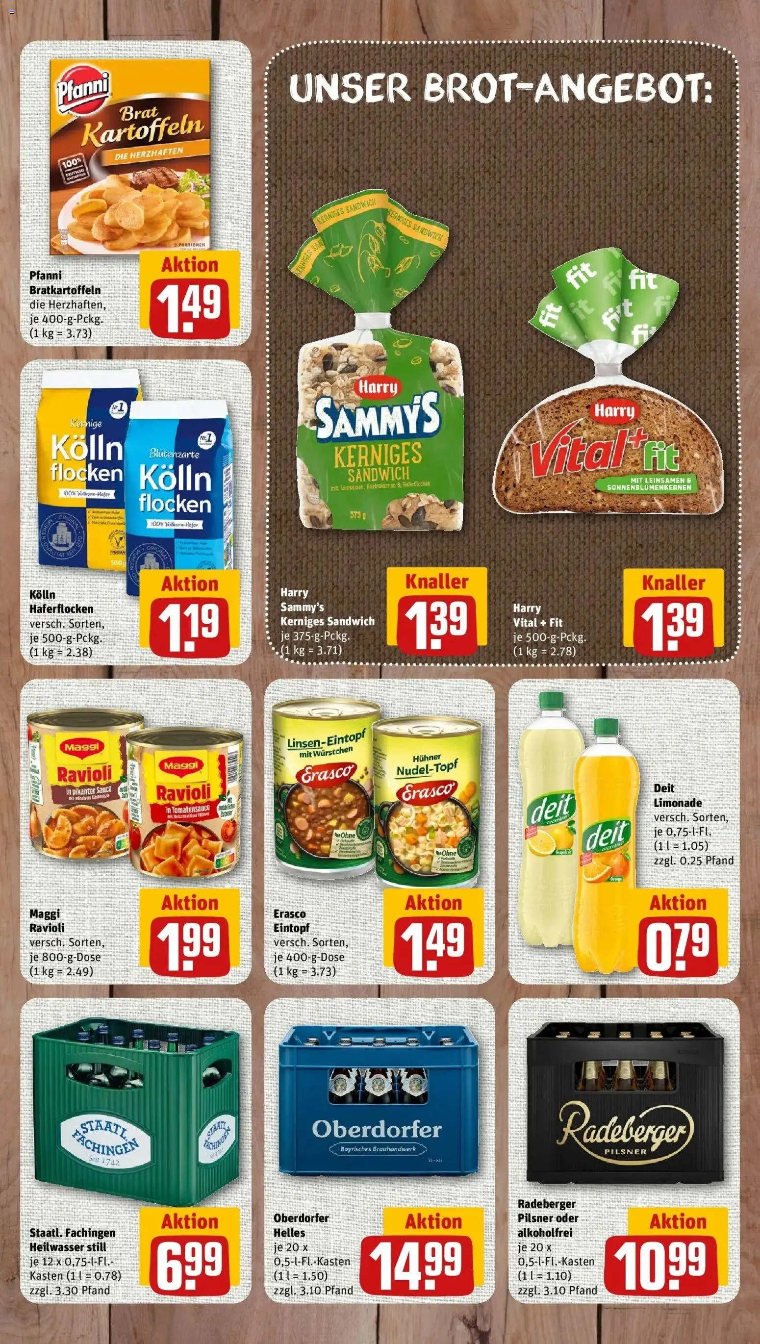 Rewe Prospekt Schneeberg – gültig ab 08.06.2026 | Seite: 7 | Produkte: Kolln, Maggi, Kartoffeln, Radeberger pilsner