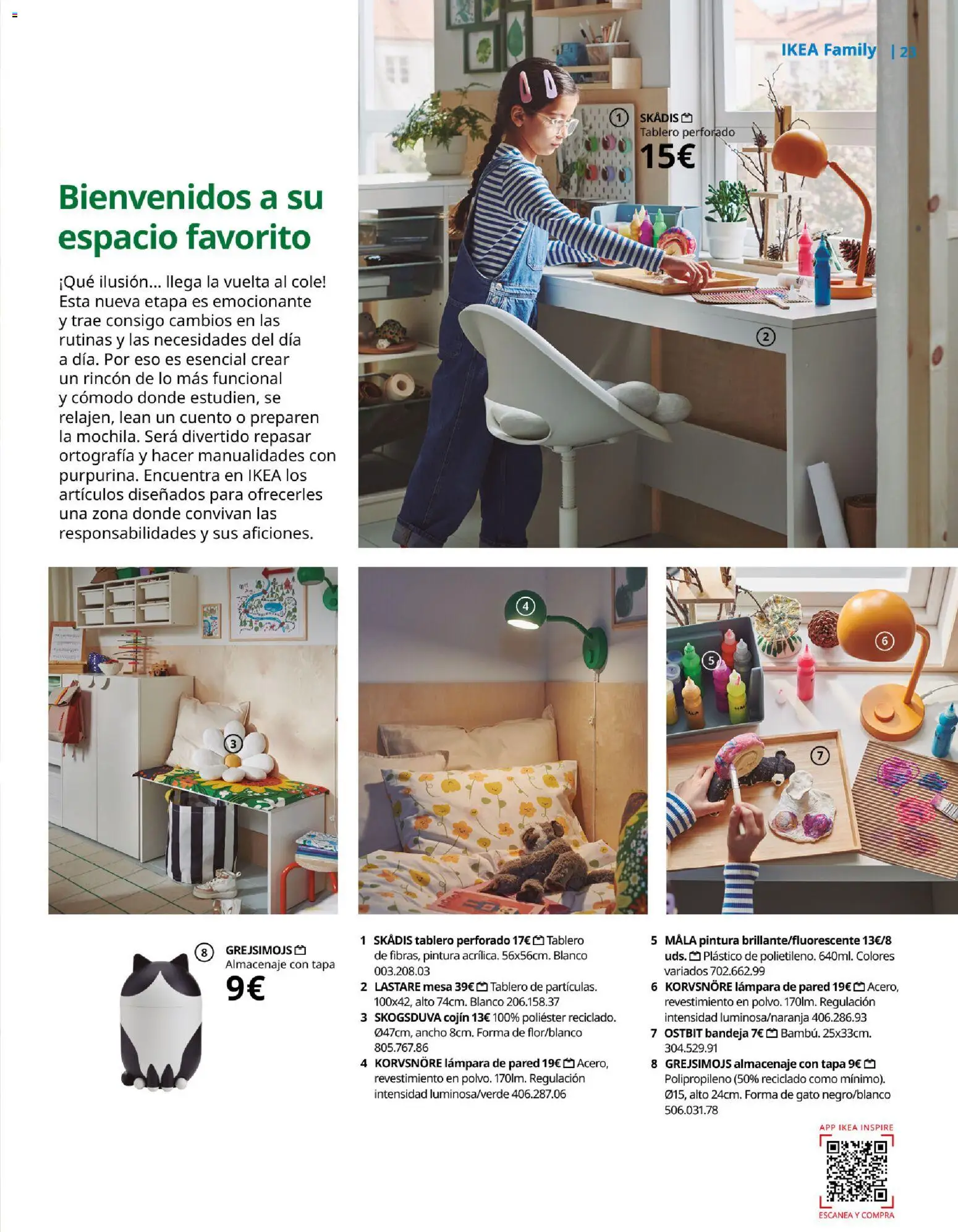 IKEA - IKEA Family Magazine │ válido desde el 01/07/2026 | Página: 23 | Productos: Lámpara de pared, Almacenaje, Bandeja, Lámpara