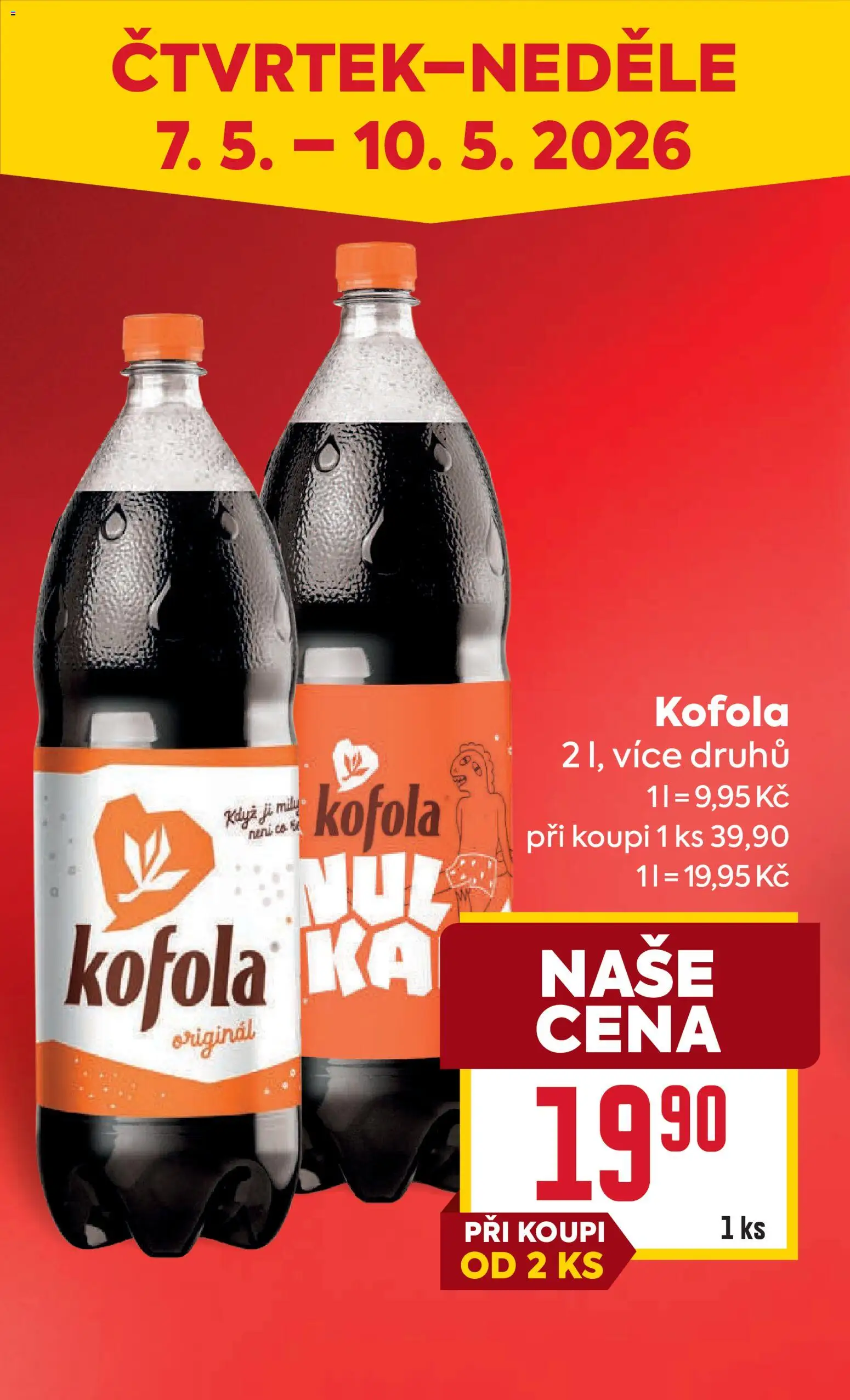 Billa Velký leták od 06.05.2026 | Strana: 26 | Produkty: Kofola