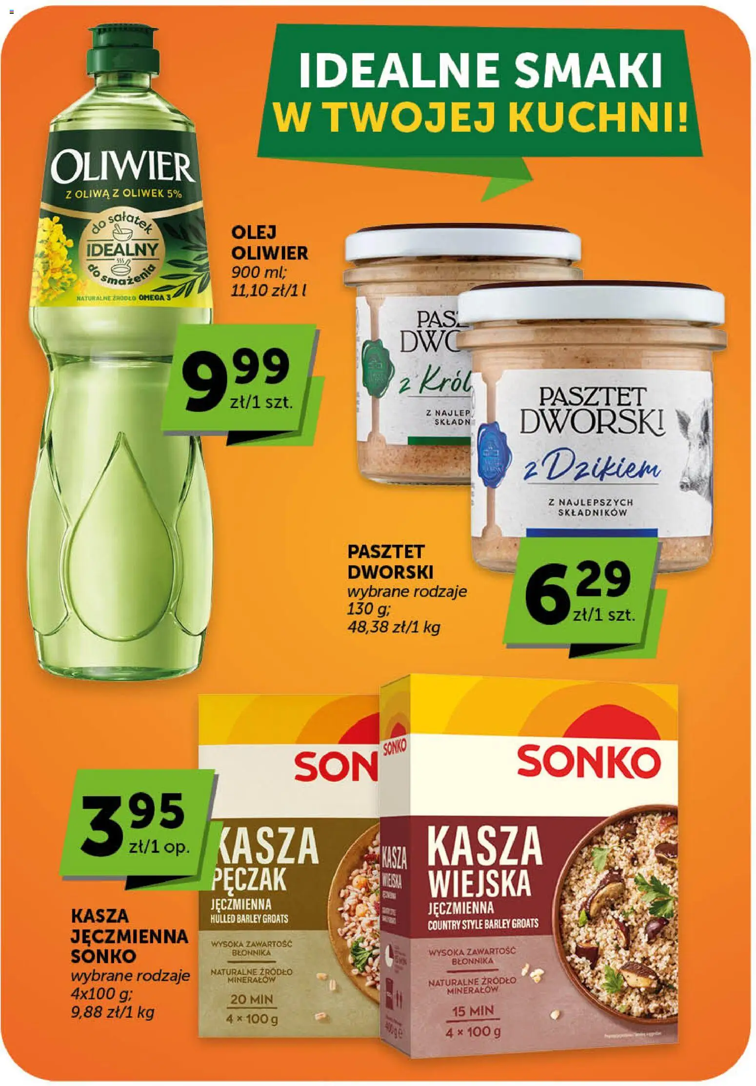 Euro Sklep gazetka - Market od 18.06.2026 | Strona: 23 | Produkty: Oliwa z oliwek, Kasza jęczmienna, Olej, Kasza pęczak