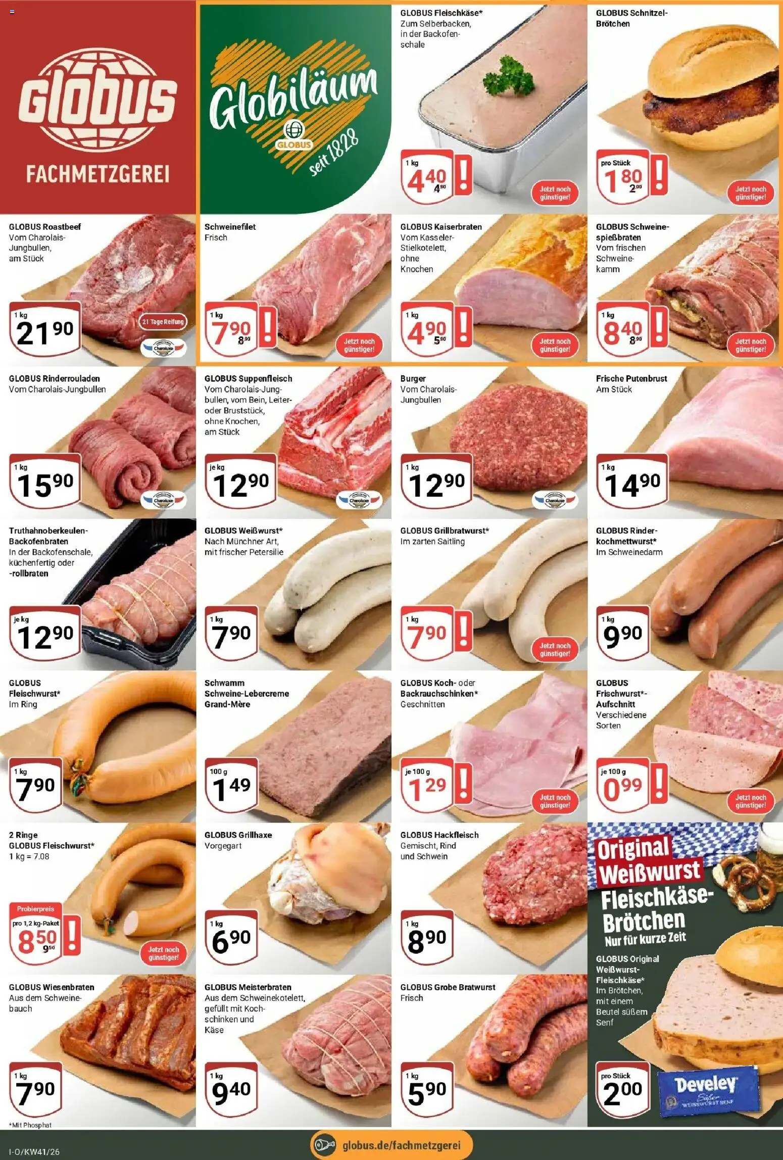 Globus Prospekt Idar-Oberstein (ab 05.10.2026) » Angebote online | Seite: 11 | Produkte: Schnitzel, Roastbeef, Suppenfleisch, Schinken