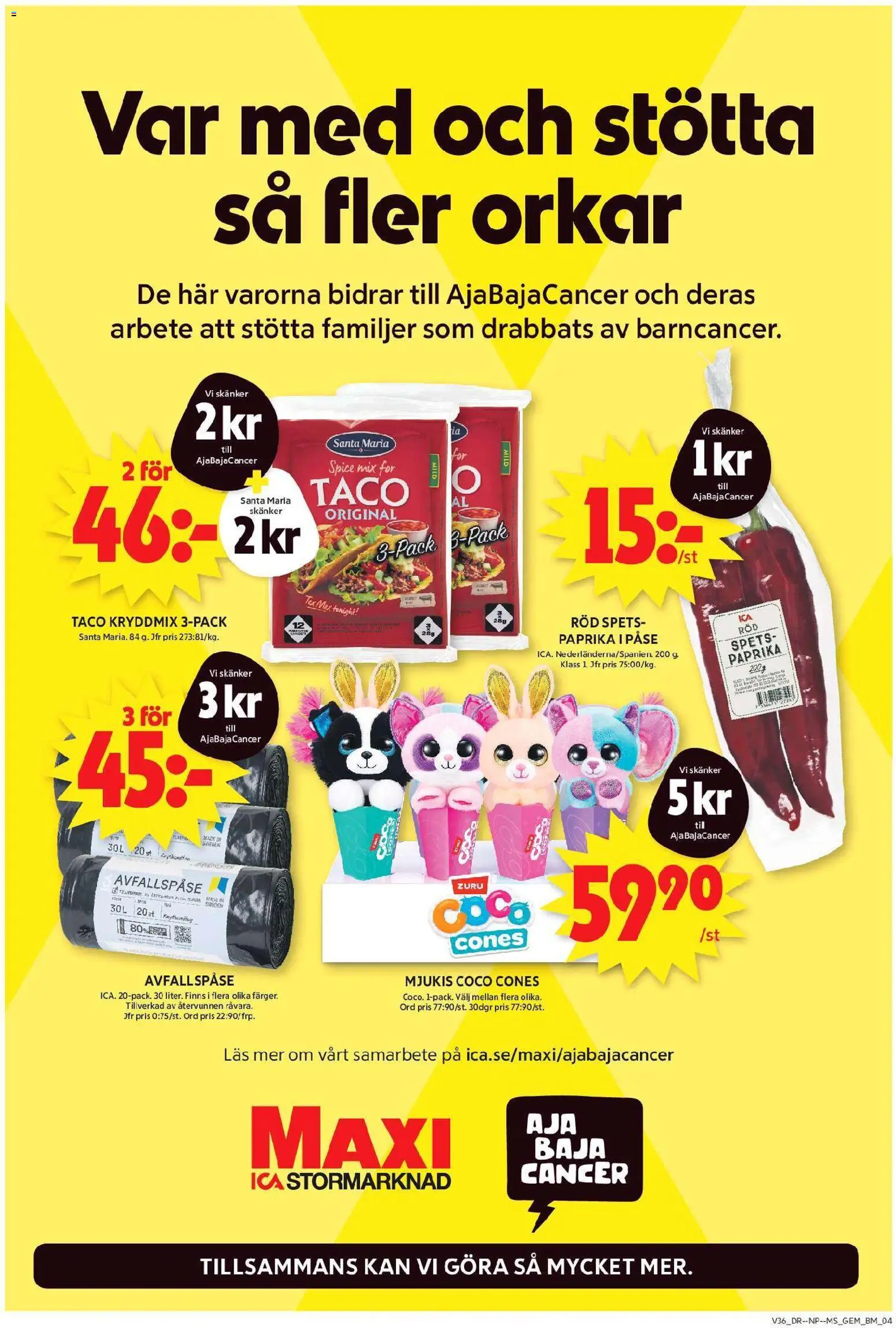ICA Maxi reklamblad aktuell från 31/08/2026 | Sida: 4 | Produkter: Paprika