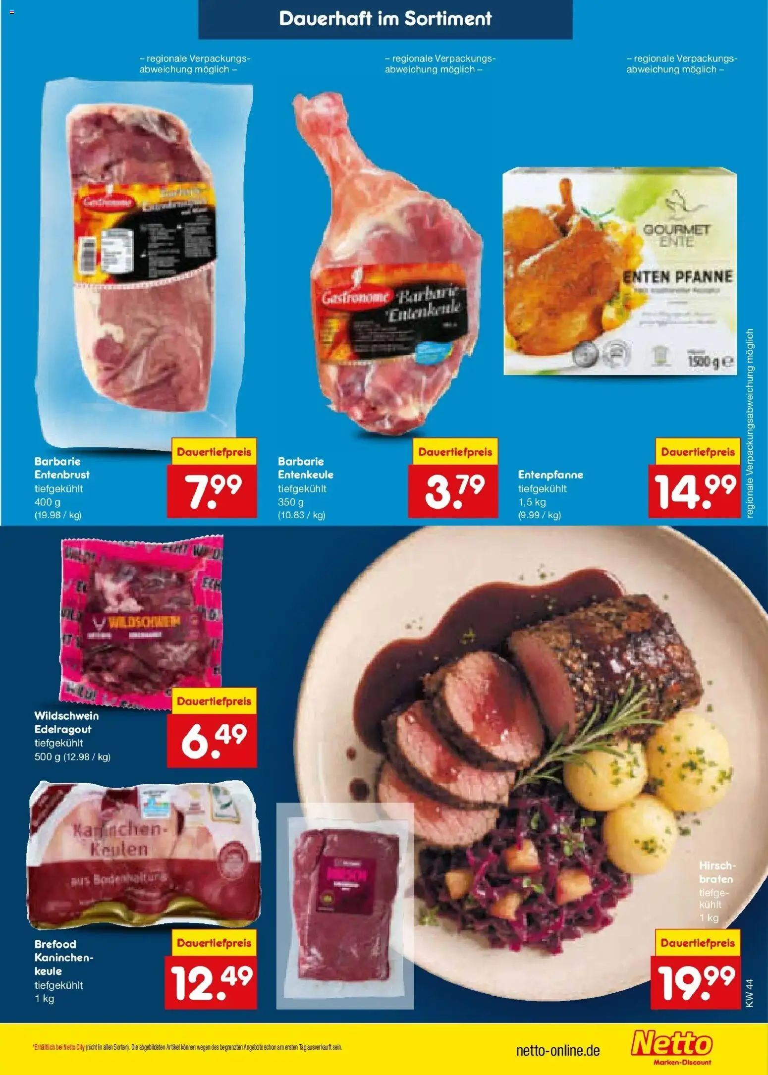 Netto Marken-Discount Prospekt Leipzig – gültig ab 26.10.2026 | Seite: 21 | Produkte: Kaninchen, Ente