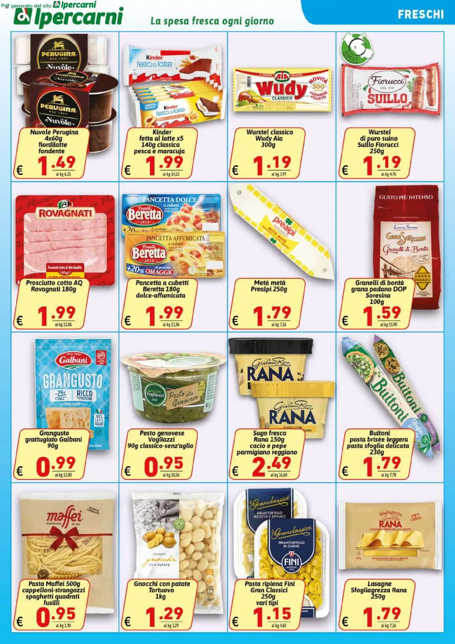 Volantino Ipercarni del 29.05.2026 | Pagina: 7 | Prodotti: Pasta sfoglia, Sale, Suino, Parmigiano reggiano