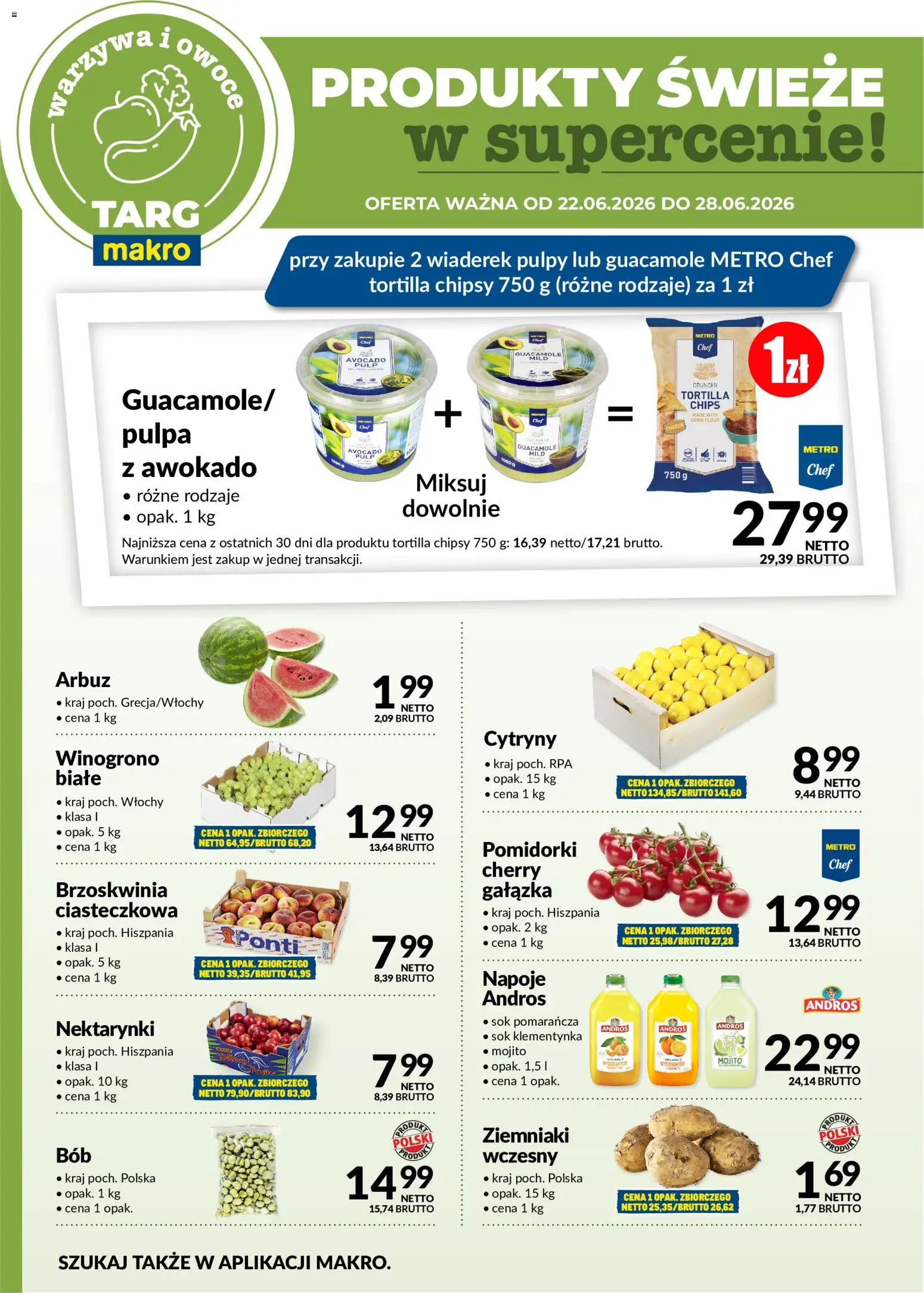 Makro gazetka - Produkty świeże w supercenie od 22.06.2026 | Strona: 5