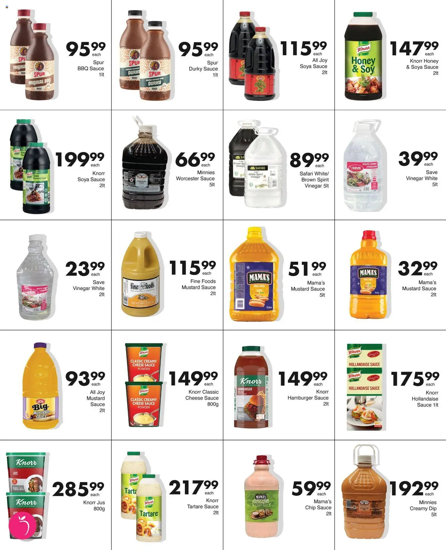 New Save catalogue – valid from 25.05.2026 | Page: 8 | Products: Cheese, Powder, Mustard, Sauce