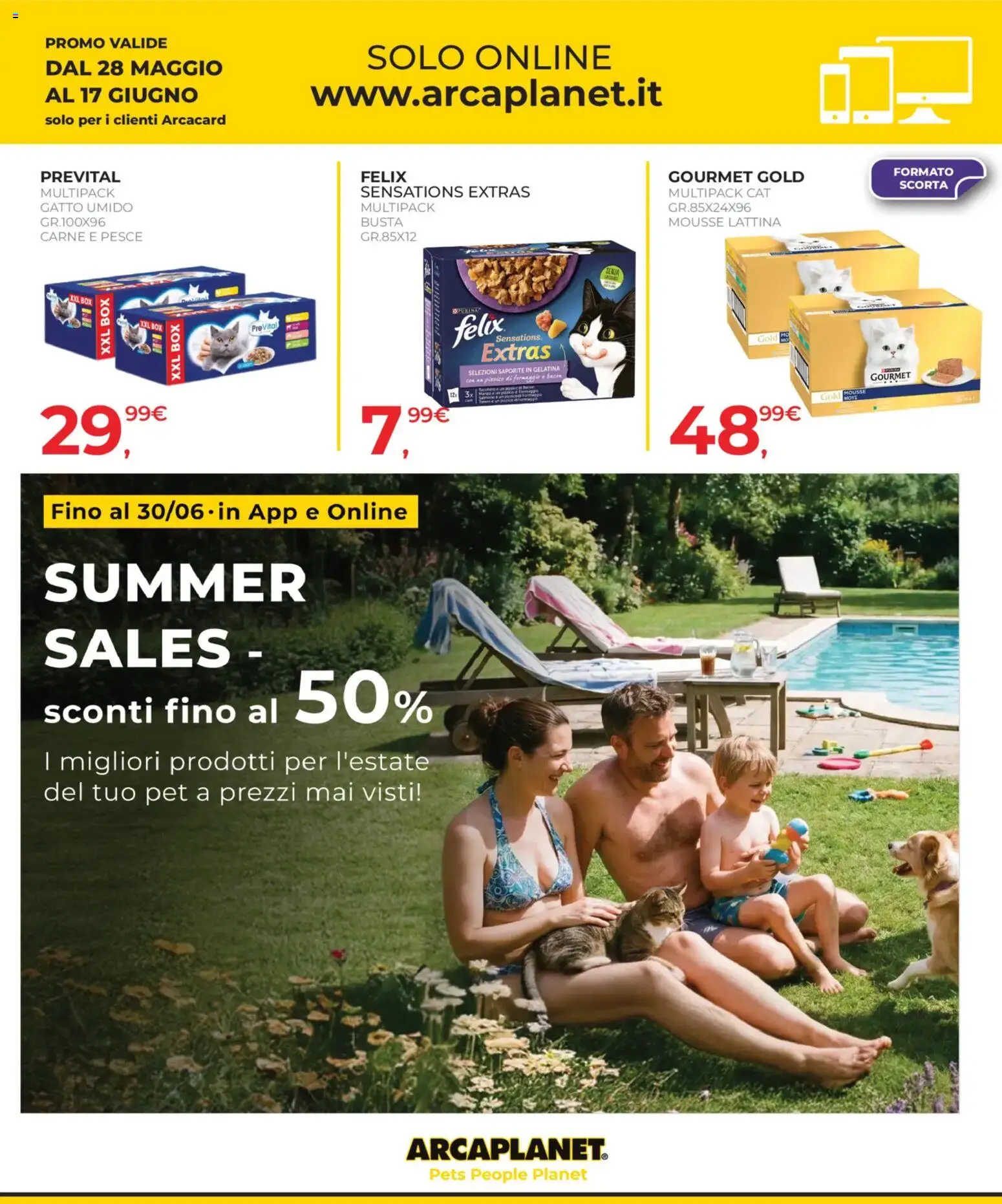 Volantino Arcaplanet del 28.05.2026 | Pagina: 37 | Prodotti: Pesce, Formaggio