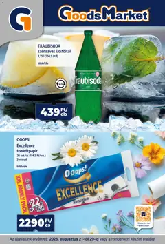 Goods Market akciós újság - amely érvényes a következő dátumtól: 2026.08.21.