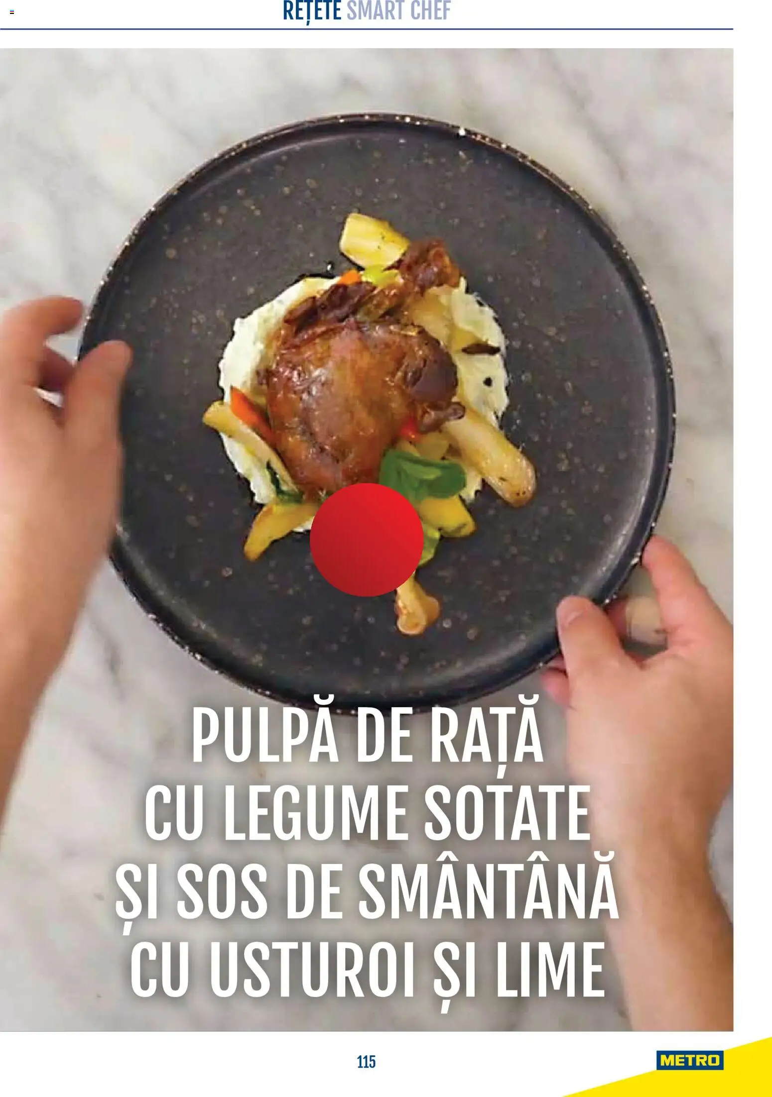Noul catalog Metro – valabil de la 21.04.2026 | Pagină: 115 | Produse: Smântână, Legume, Sos, Usturoi