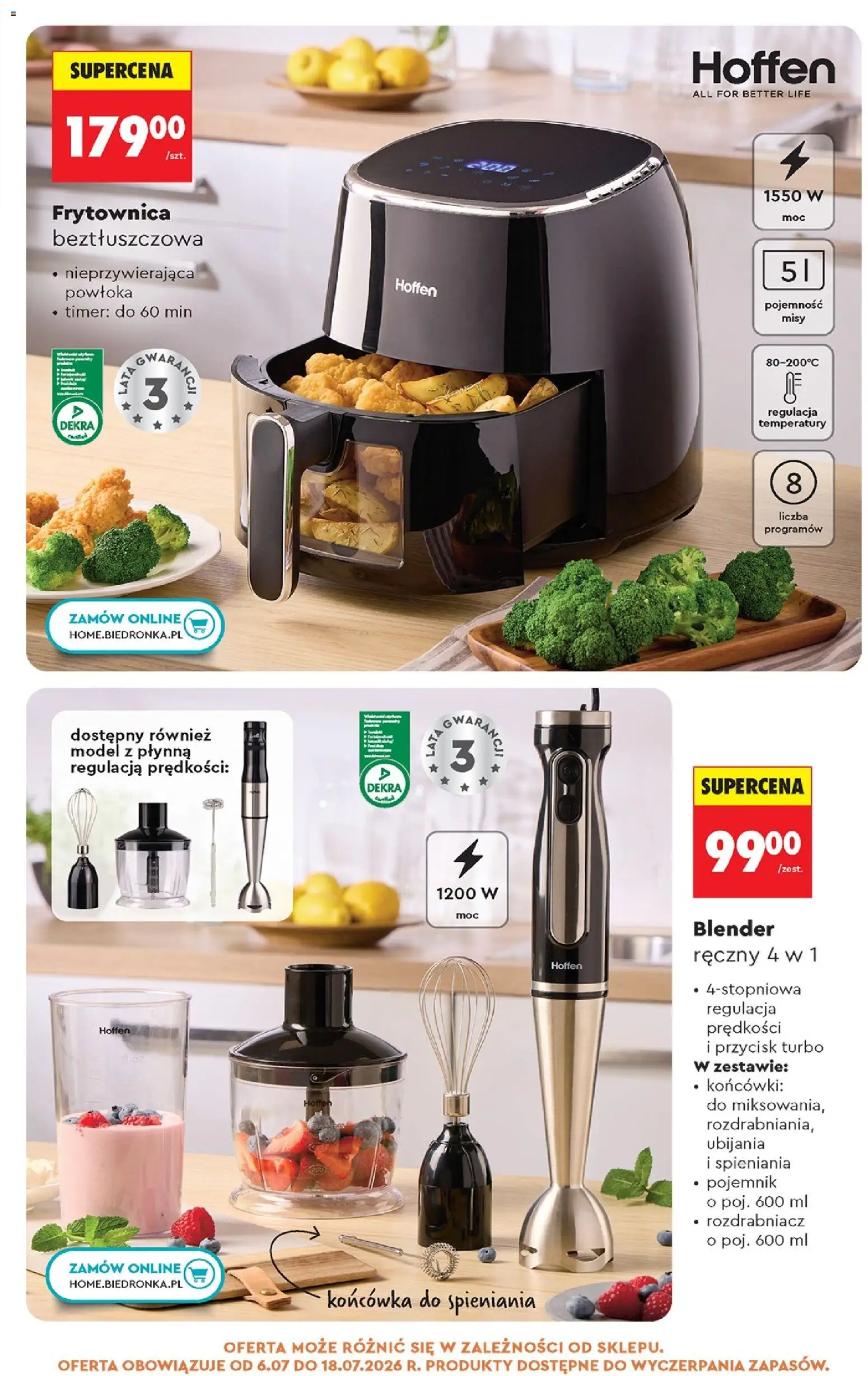 Biedronka gazetka od poniedziałku od 06.07.2026 | Strona: 79 | Produkty: Blender ręczny, Blender