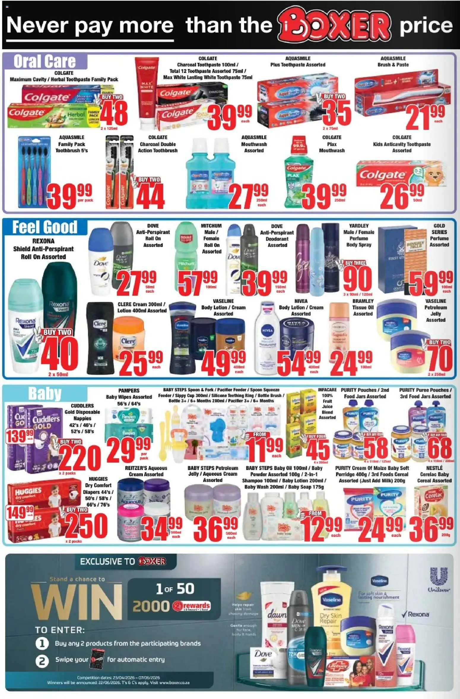 New Boxer catalogue – valid from 23.04.2026 | Page: 10 | Products: Milk, Oil, Perfume, Soap