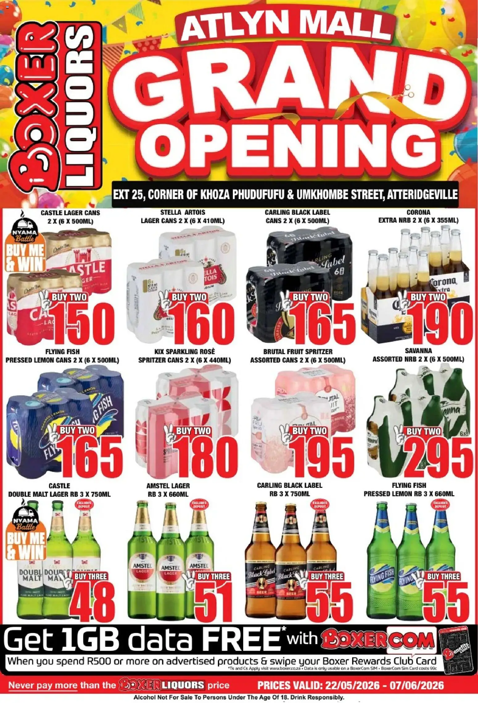 New Boxer catalogue – valid from 22.05.2026 | Page: 1 | Products: Data, Sim, Fish, Fruit