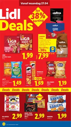 LIGA proteïne repen, 160 g - Voorbeeld van een folder van Lidl, geldig van 27.04.2026 | Pagina: 17