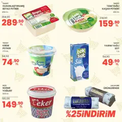 08.05.2026 tarihinden itibaren geçerli olan Sarıyer kataloğu önizlemesi | Sayfa: 13 | Ürünler: Krem, Tereyağı, Peynir, Yoğurt