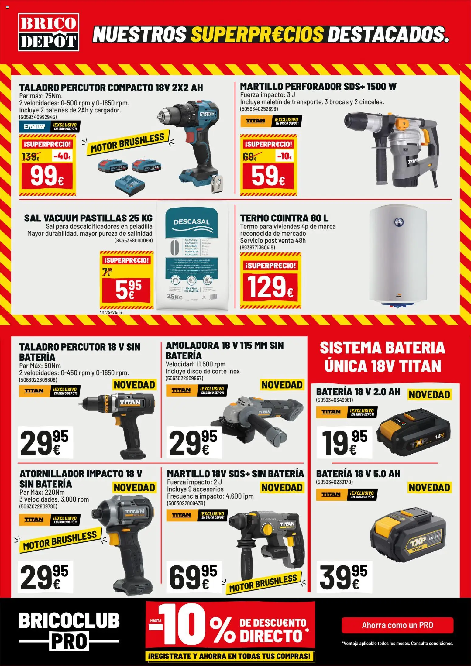 Brico Depôt folleto │ válido desde el 26/06/2026 | Página: 6 | Productos: Disco, Batería
