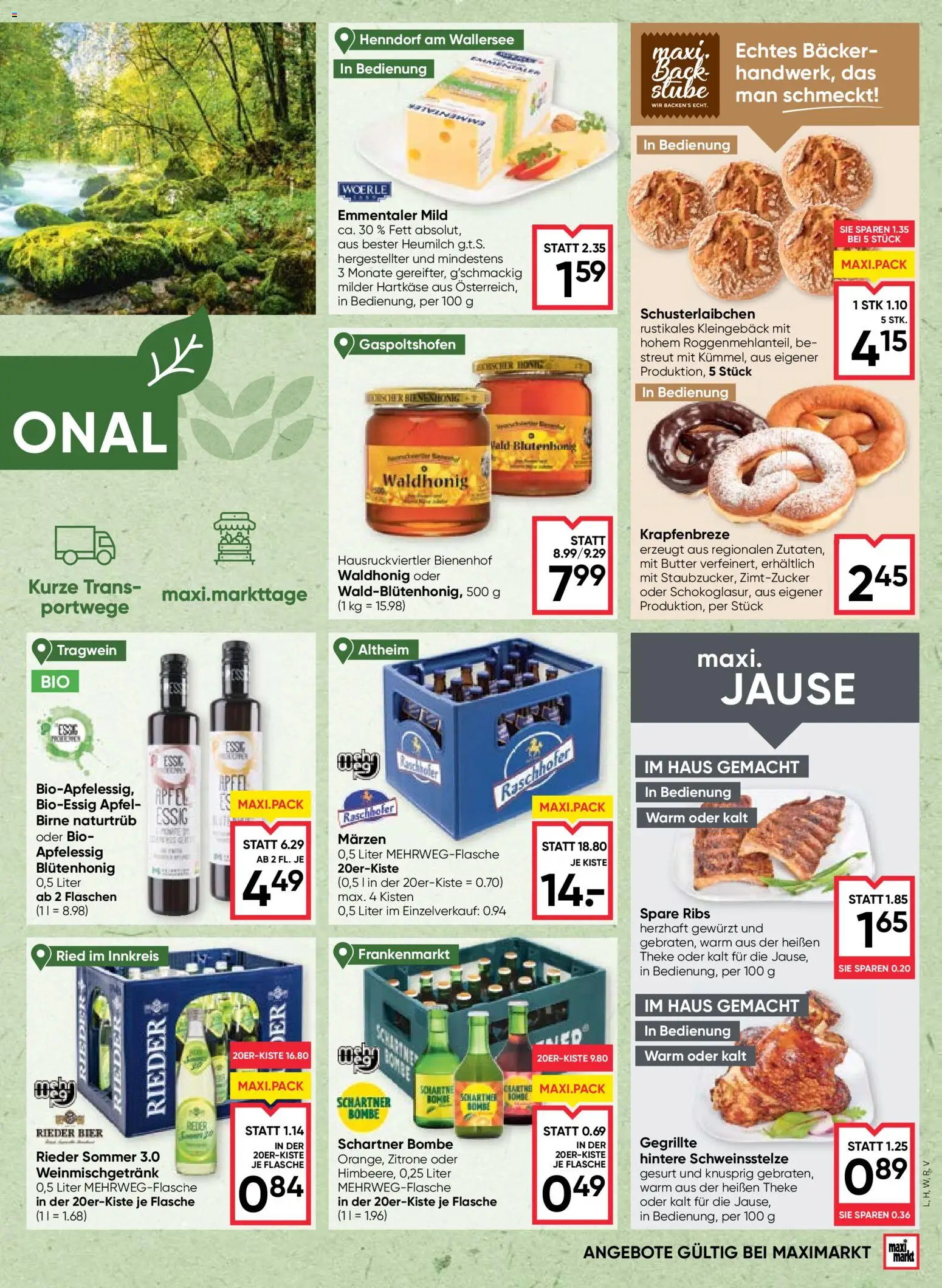 Maximarkt Flugblatt gültig ab 07.05.2026 | Seite: 5 | Produkte: Zitrone, Birne, Butter, Äpfel