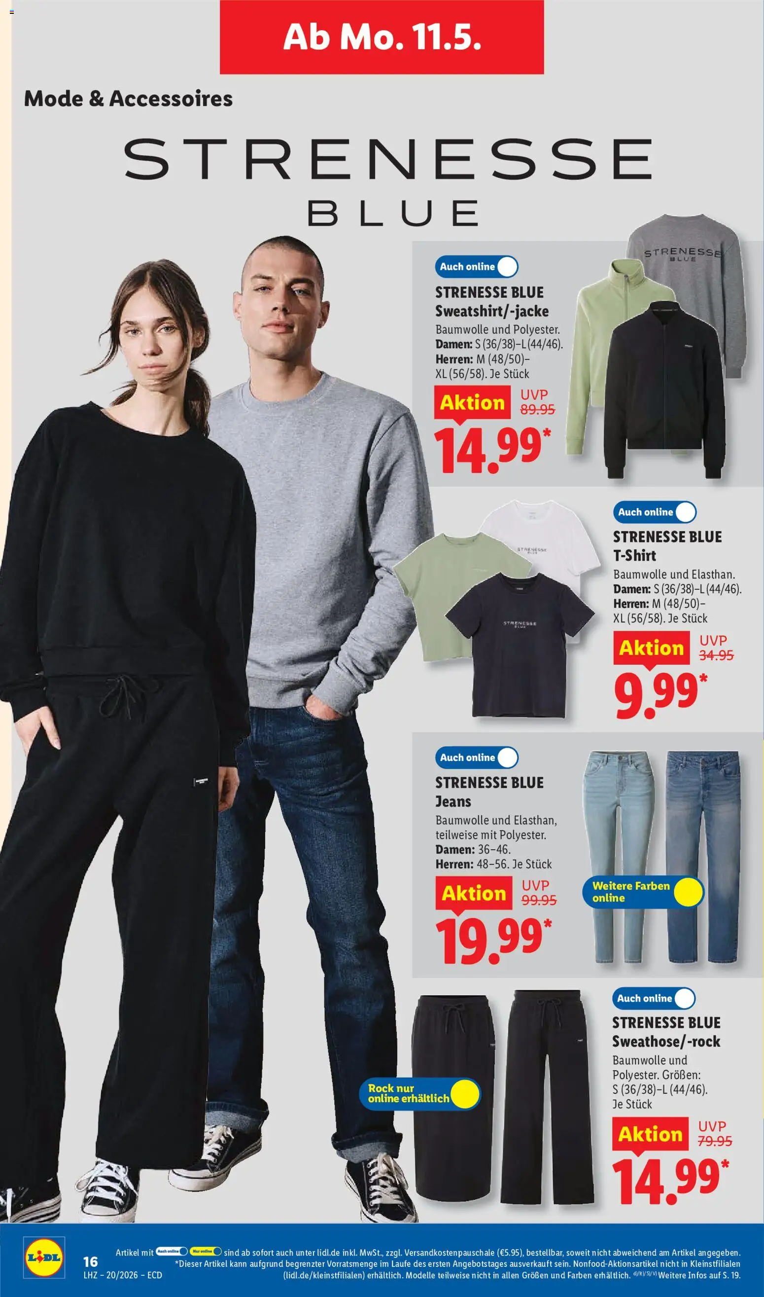Lidl Prospekt – gültig ab 11.05.2026 | Seite: 34 | Produkte: Rock, Jeans