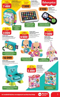 Auchan Karácsonyi ajánlataink - amely érvényes a következő dátumtól: 2026.10.22. | Oldal: 5 | Termékek: Plüssjátékok, Fényképezőgép, Plüss, Elem