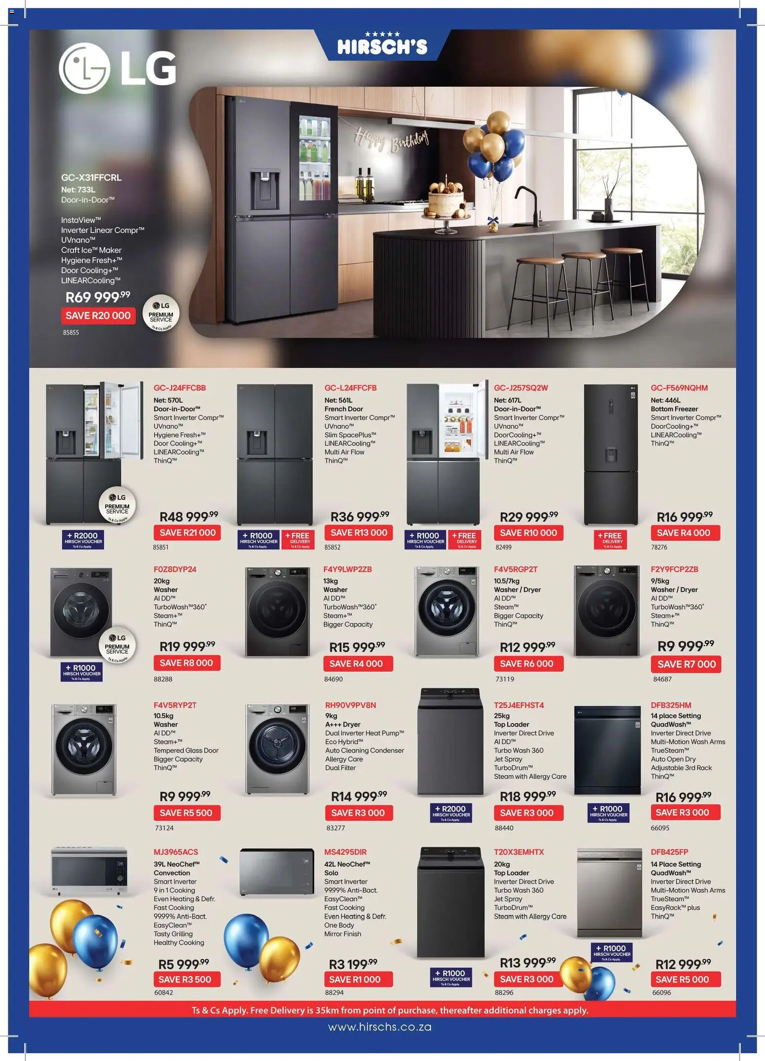 New Hirsch's catalogue – valid from 21/08/2026 | Page: 2 | Products: Freezer, Dryer, Mirror