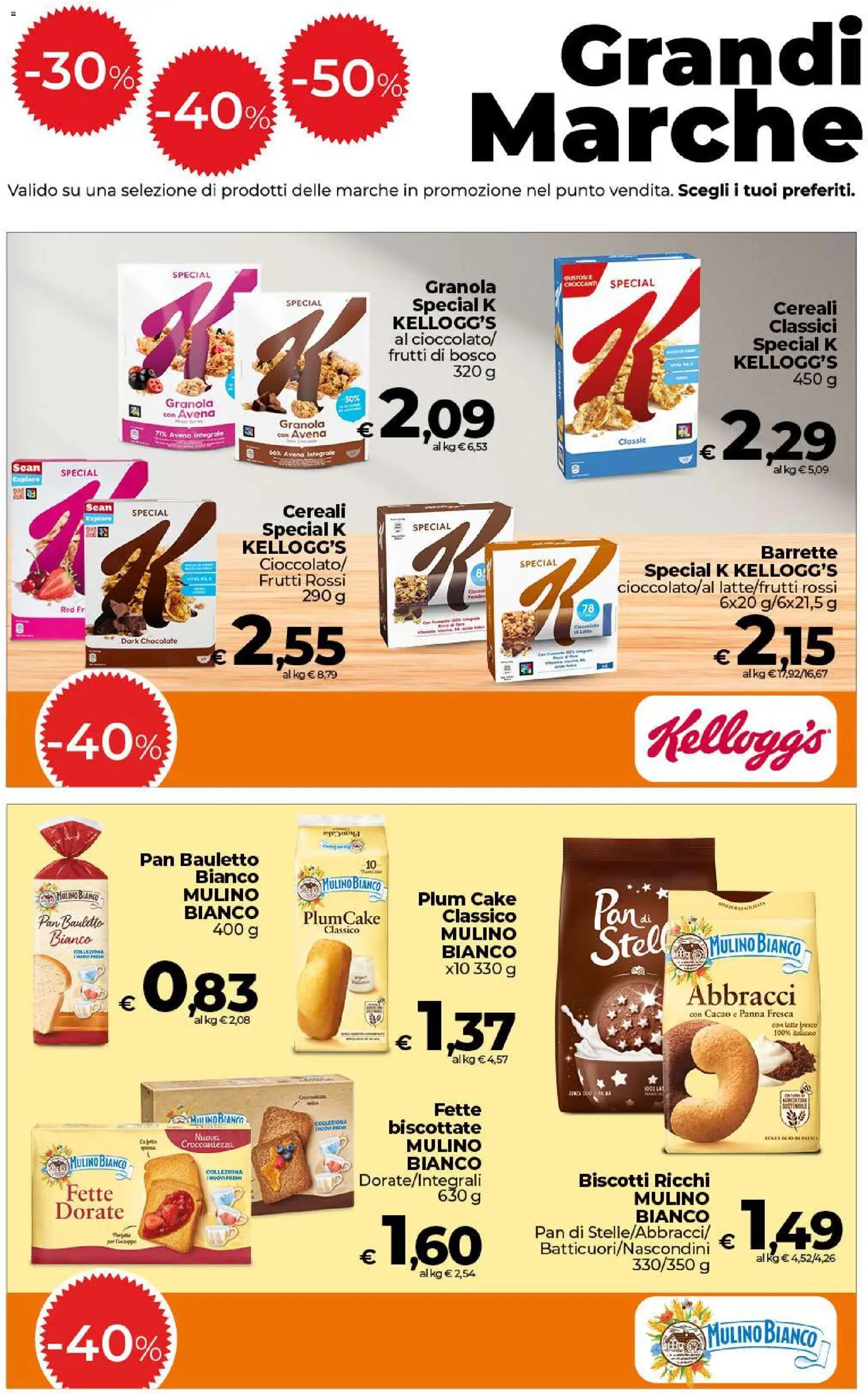 Volantino Ipercoop del 11/09/2026 | Pagina: 10 | Prodotti: Frutti di bosco, Cereali, Panna, Biscotti