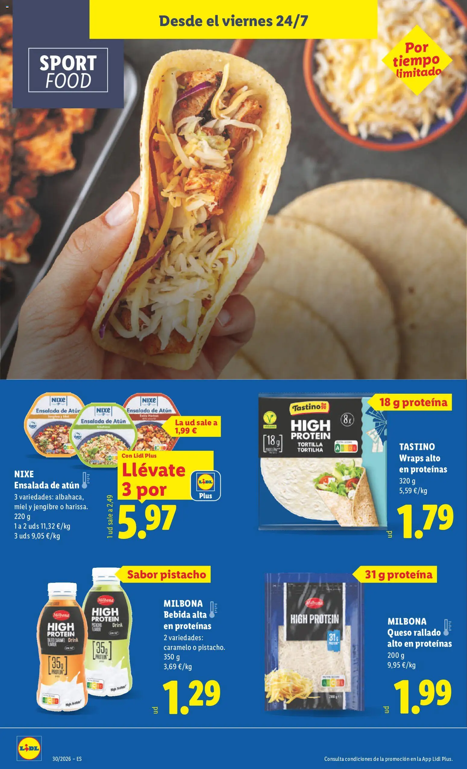 Lidl folleto de bazar │ válido desde el 20/07/2026 | Página: 30 | Productos: Ψηφιακή κάμερα, Queso, Queso rallado, Ensalada