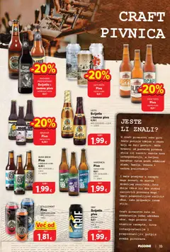 GRIF Svijetlo pivo, Pilsner 0,5 l - Pregled kataloga iz trgovine Plodine, vrijedi od 10.09.2026 | Stranica: 15