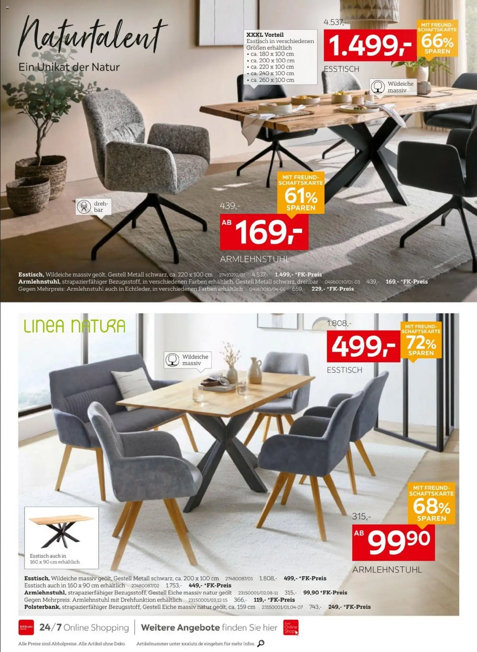 XXXLutz Personalrabatt für alle – gültig ab 02.09.2026 | Seite: 16 | Produkte: Esstisch