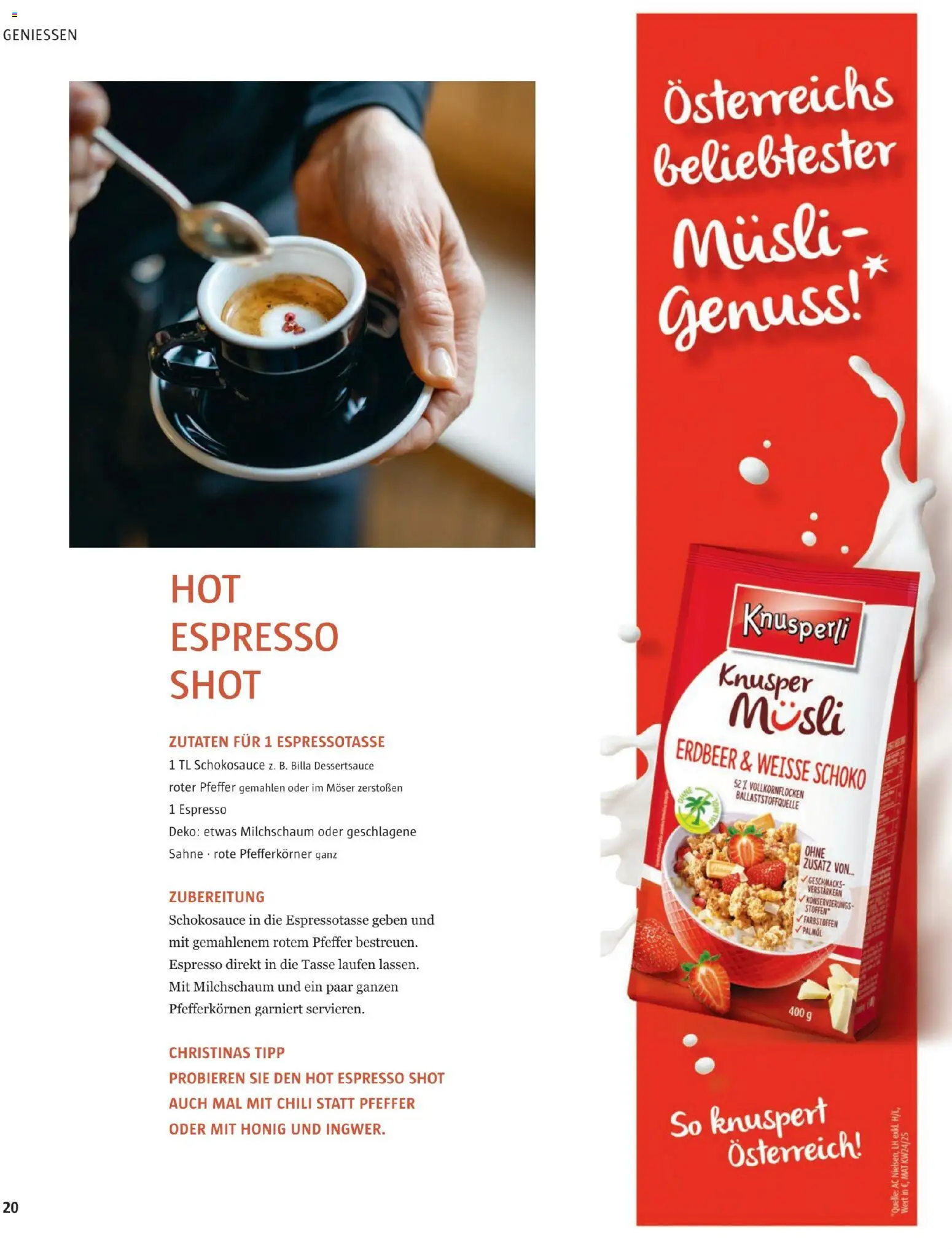 Sutterlüty B’sundrig Magazine gültig ab 17.11.2025 | Seite: 85 | Produkte: Sahne, Pfeffer, Chili, Zutaten