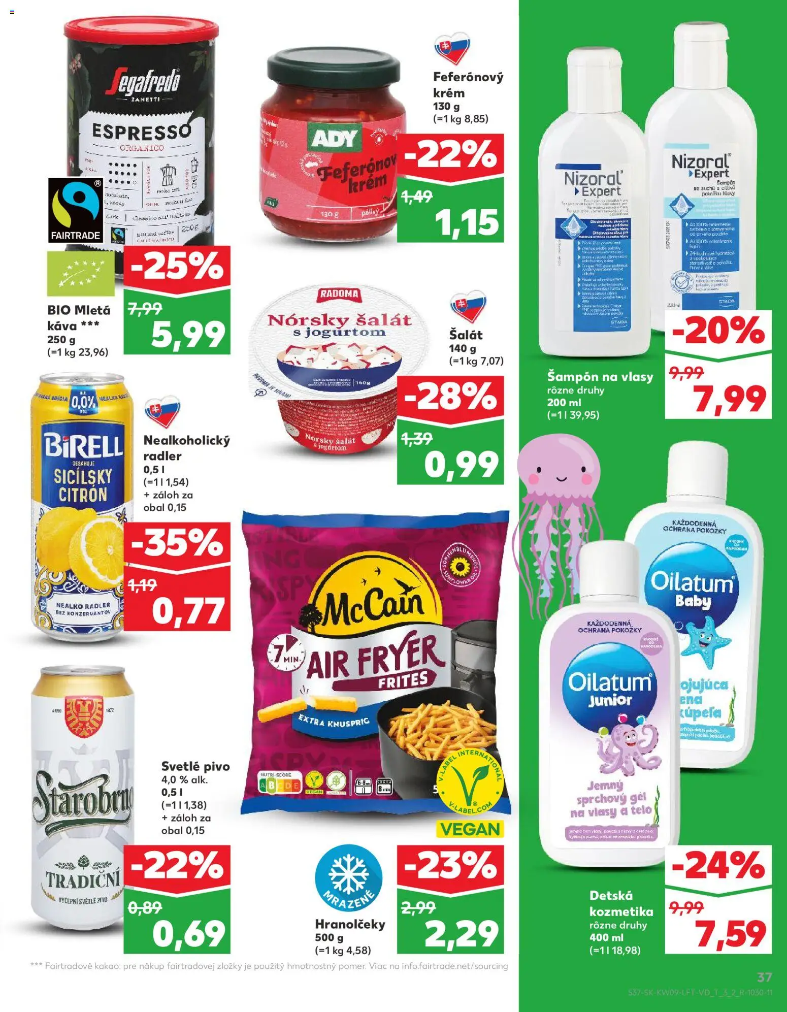 Nové Kaufland akcie – leták je platný od 26.02.2026 | Strana: 37 | Produkty: Pivo, Káva, Krém, Kakao