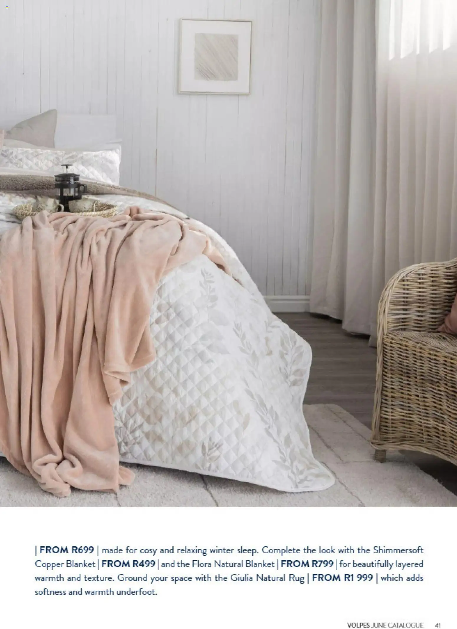 New Volpes catalogue – valid from 01/07/2026 | Page: 41 | Products: Rug, Blanket