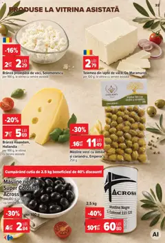 Ofertele Carrefour valabile de la 19.08.2026 | Pagină: 32 | Produse: Branza proaspata, Măsline, Lapte, Lămâie