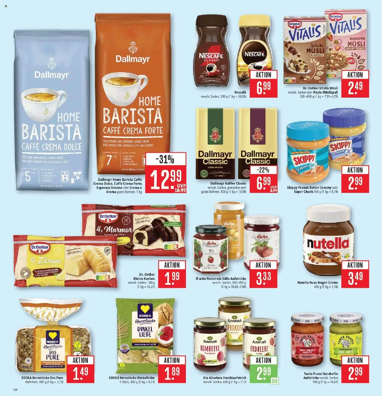 Marktkauf Prospekt Aschaffenburg (ab 17.08.2026) » Angebote online | Seite: 20 | Produkte: Butter, Rapsöl, Dallmayr, Zucker