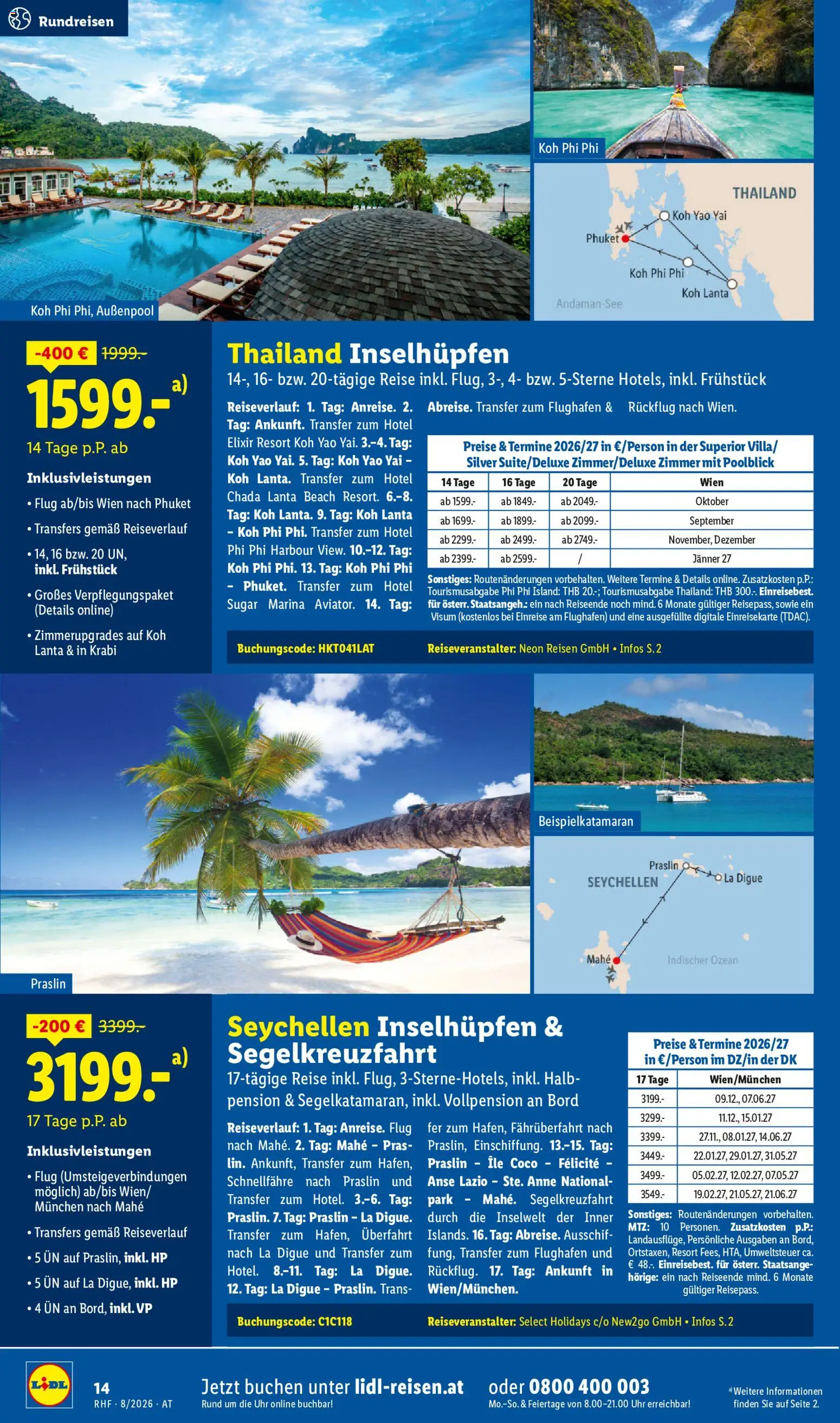 Lidl August Reise - Highlights gültig ab 29.07.2026 | Seite: 14 | Produkte: Uhr