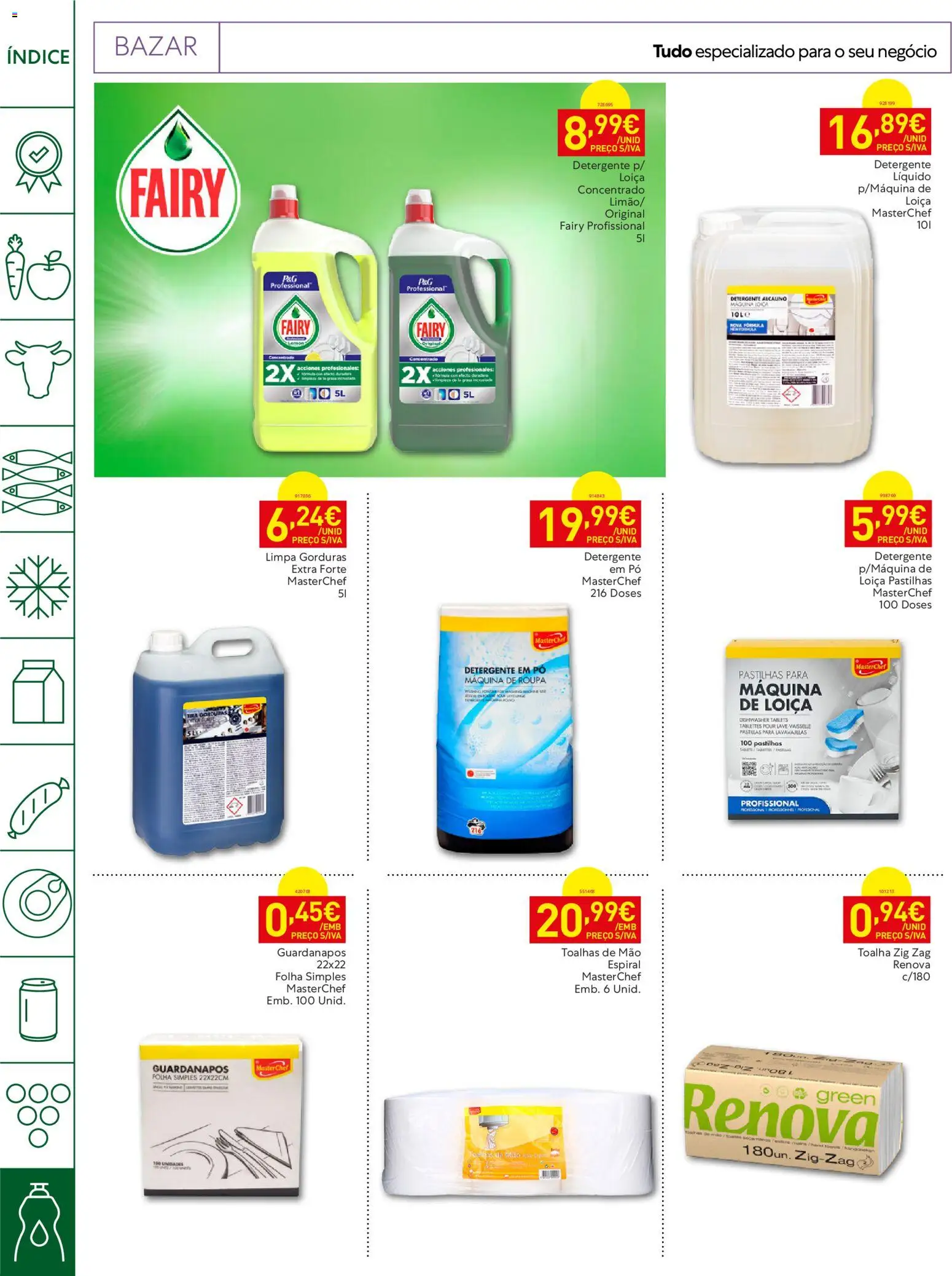 Recheio Horeca Madeira │ válido de 01/09/2026 | Página: 24 | Produtos: Detergente em pó, Pó, Guardanapos, Detergente