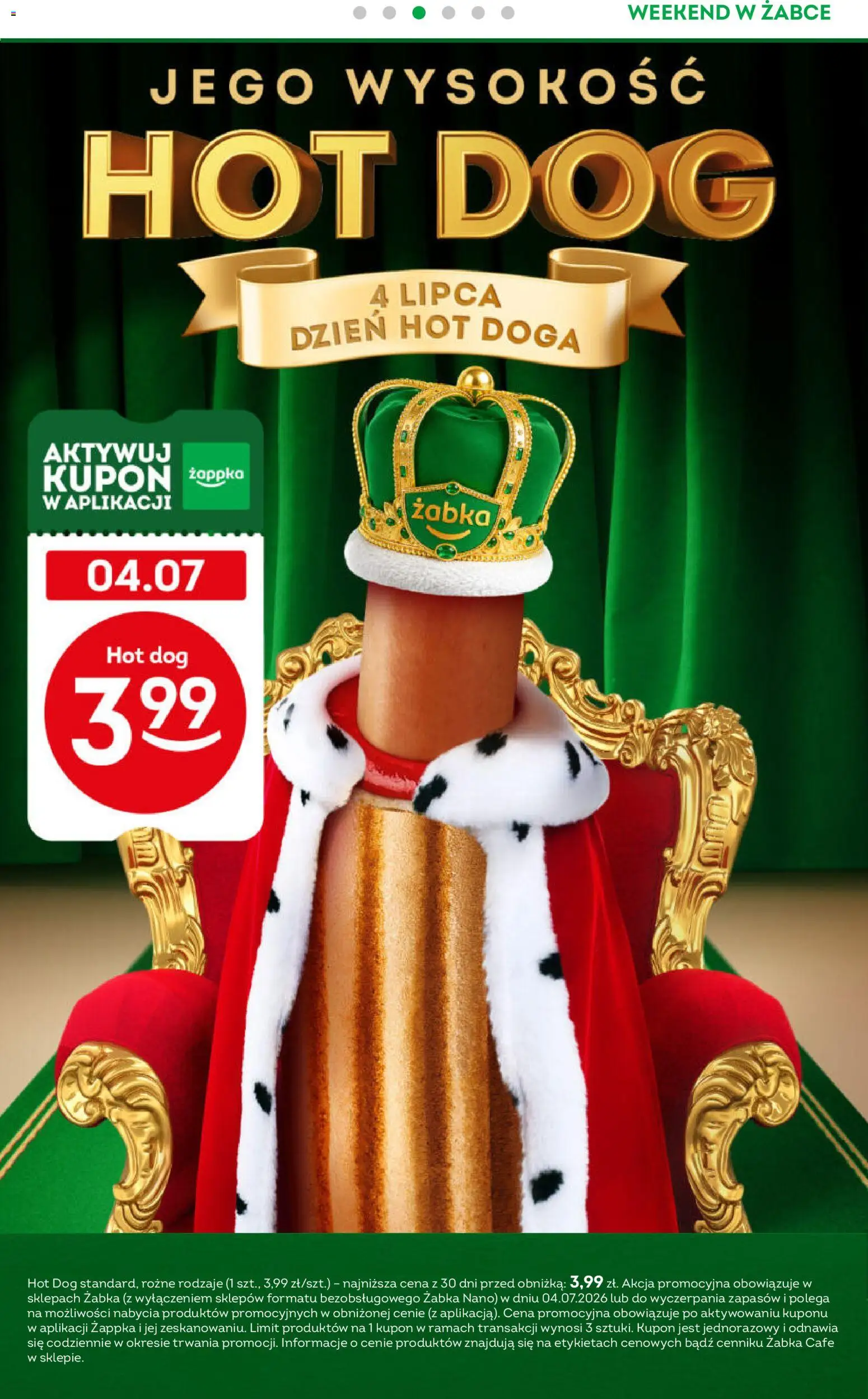 Żabka gazetka - Weekendowe promocje od 03.07.2026 | Strona: 4