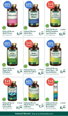 Holland & Barrett folder - Voorbeeld van een folder van Holland & Barrett, geldig van 07-09-2026 | Pagina: 24 | Producten: Multivitamine