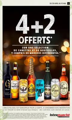 Intermarché - Prévisualisation de Goudale, Millesime Haka 2026 Holblon N2 Bière Blonde Grand Cru valide à partir de 28.04.2026 | Page: 3 | Produits: Goudale, Bière blonde, Bière