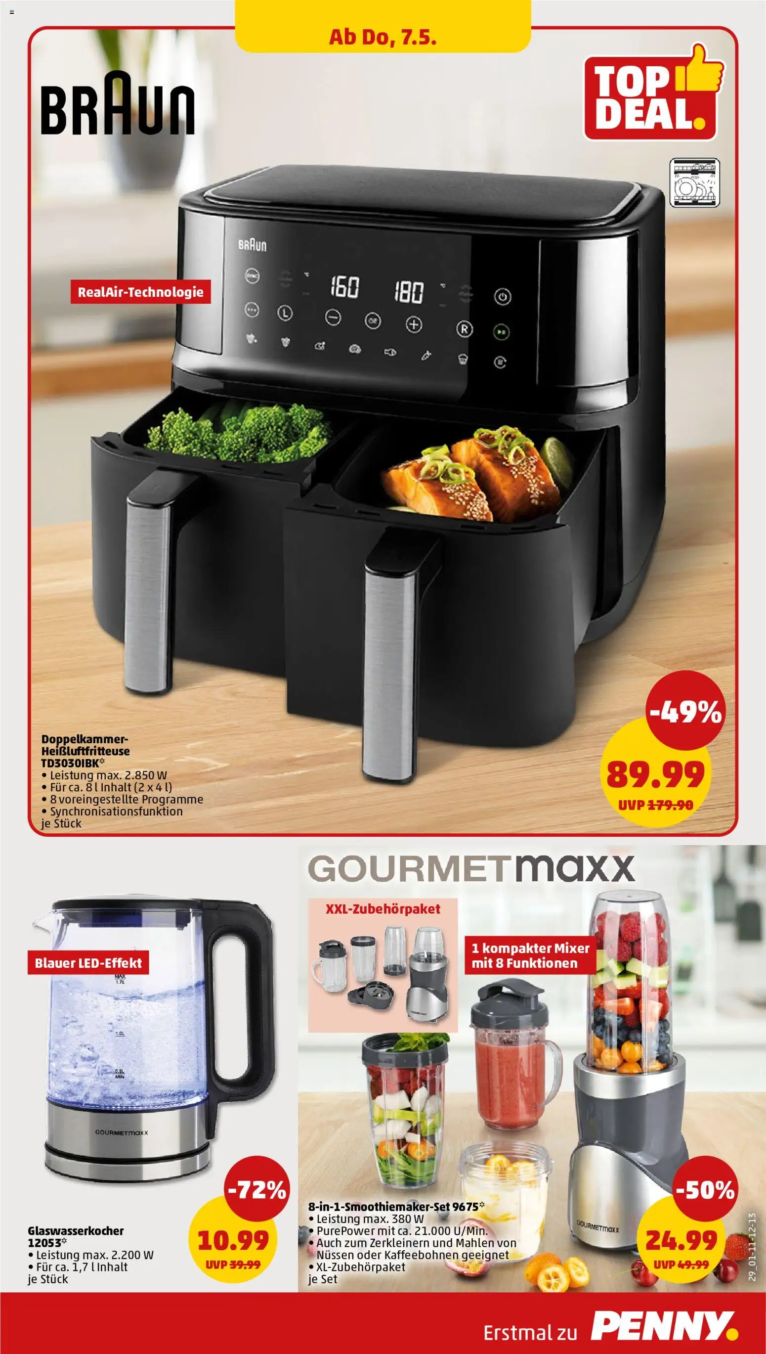 Penny Prospekt 	 – gültig ab 04.05.2026 | Seite: 35 | Produkte: Mixer, Heißluftfritteuse
