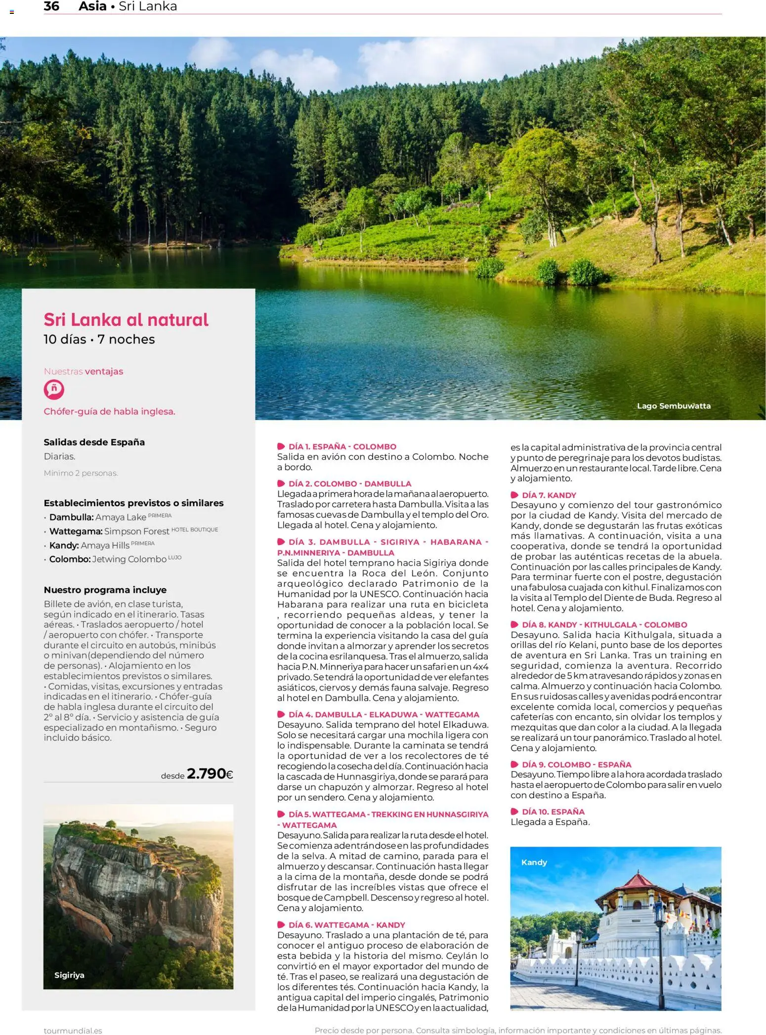 Viajes El Corte Inglés Asia y Oceanía │ válido desde el 01/01/2026 | Página: 36 | Productos: Bicicleta, Mochila, Té, Cocina