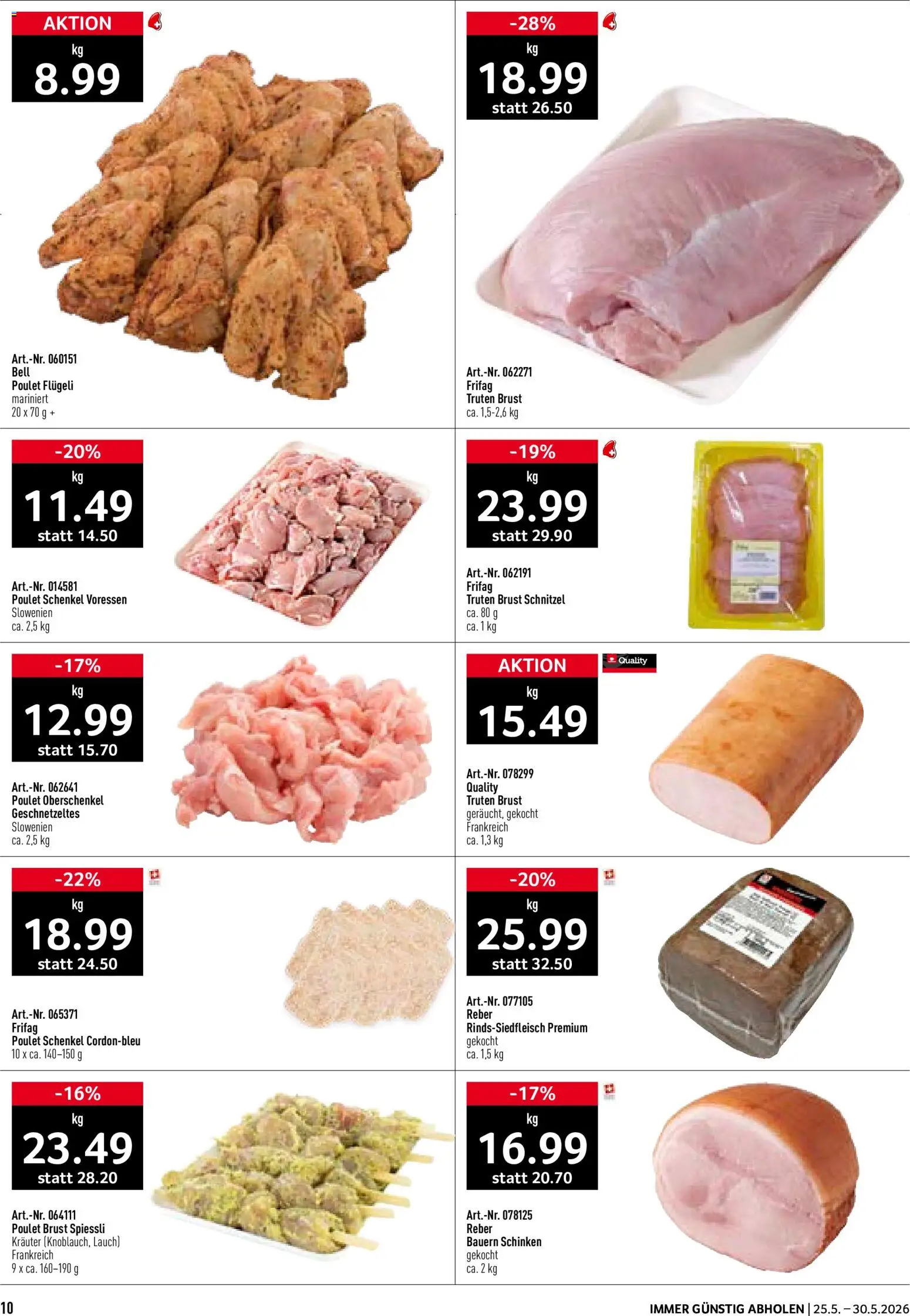 Prodega aktionen – gültig ab 25.05.2026 | Seite: 10 | Produkte: Schinken