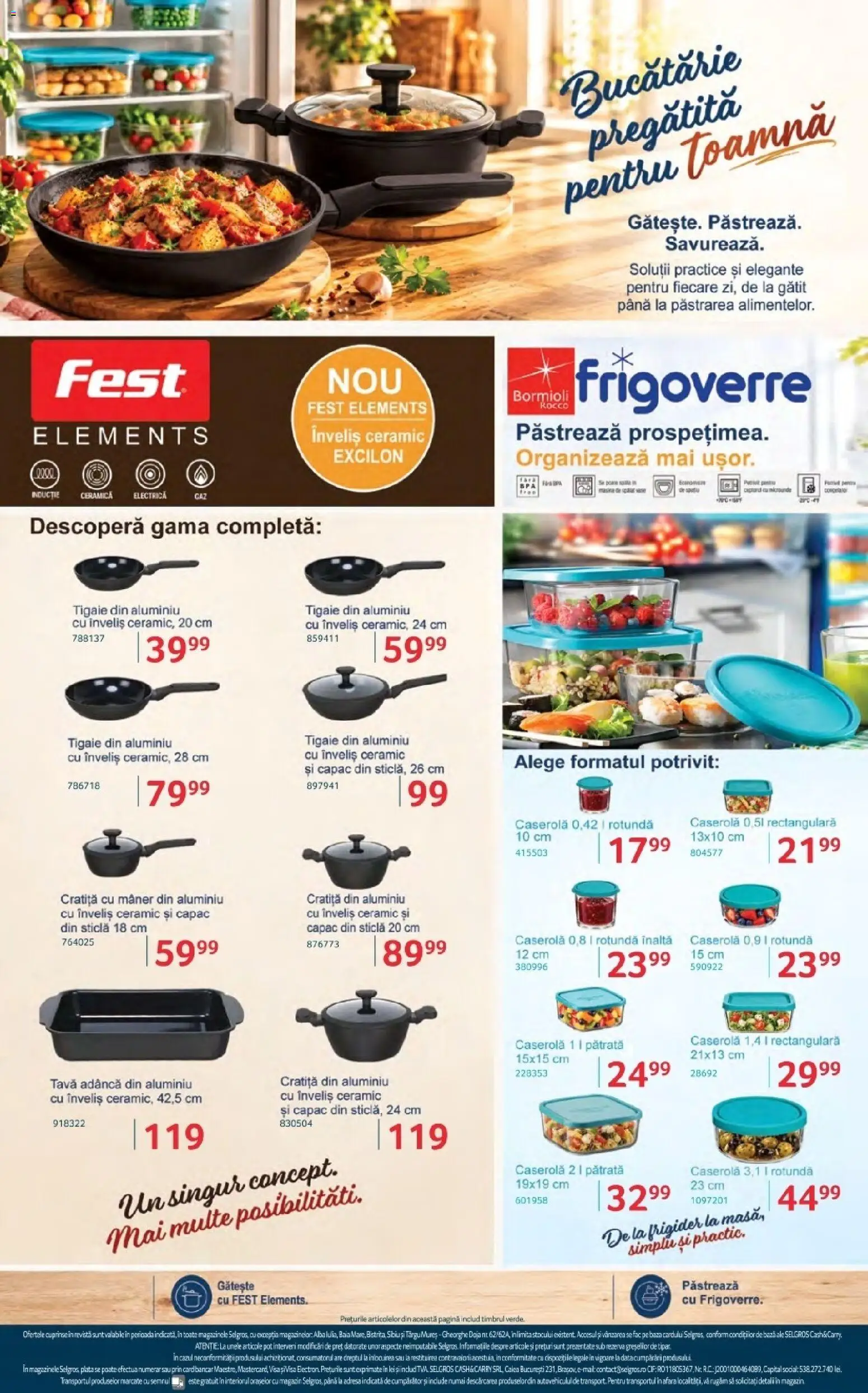 Noul catalog Selgros – valabil de la 30.10.2026 | Pagină: 14 | Produse: Electrică, Tava, Cratiță, Bucătărie