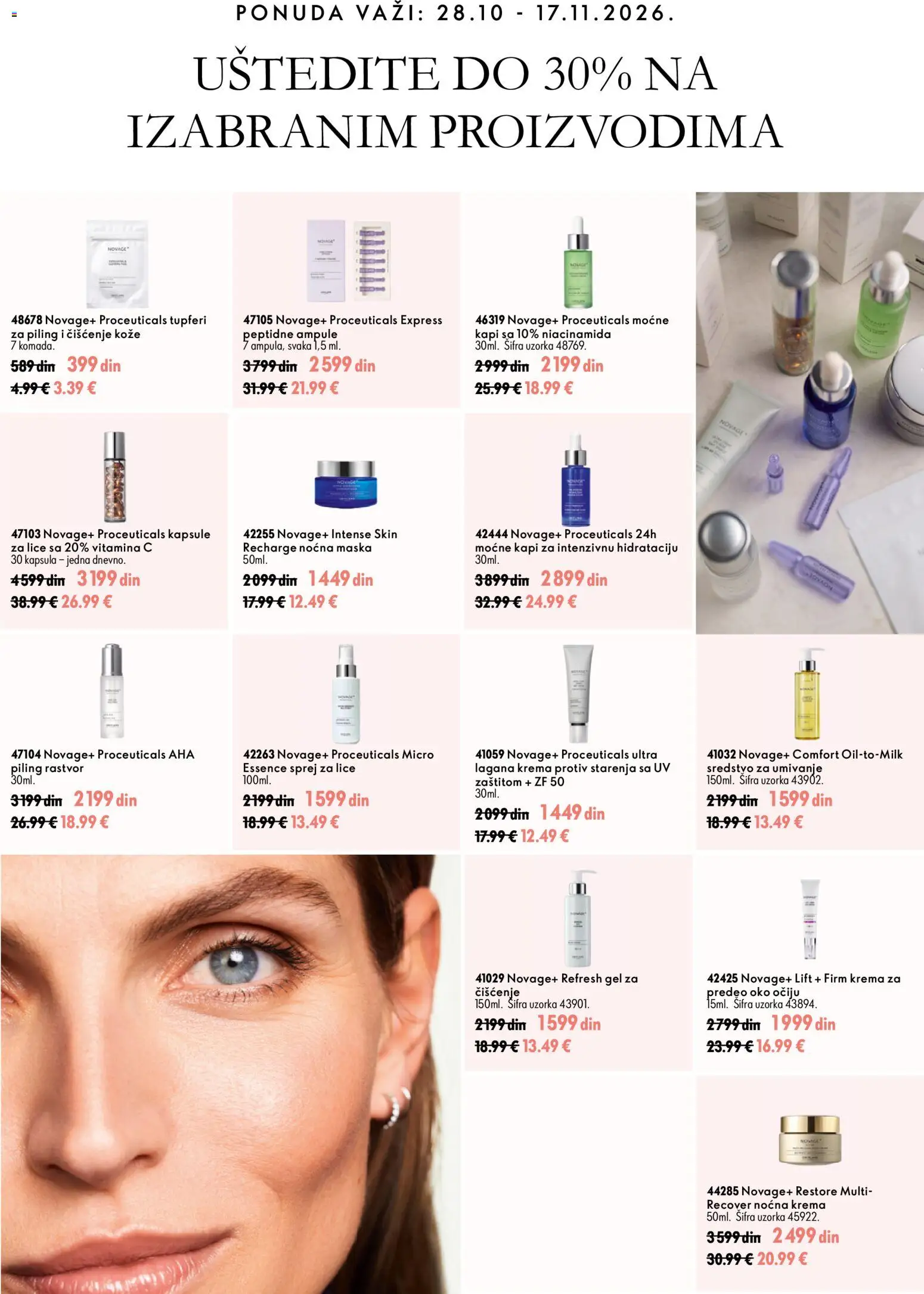 Oriflame katalog - važi od 28.10.2026 | Strana: 10 | Proizvode: Kapsula, Krema, Maska, Piling