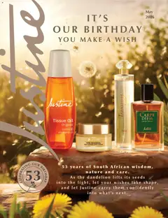 Justine specials catalogue – valid from 01.05.2026