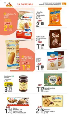 Anteprima del volantino DOK volantino valido a partire dal 15.05.2026 | Pagina: 10 | Prodotti: Ciambelle, Nocciole, Muffin, Fette biscottate