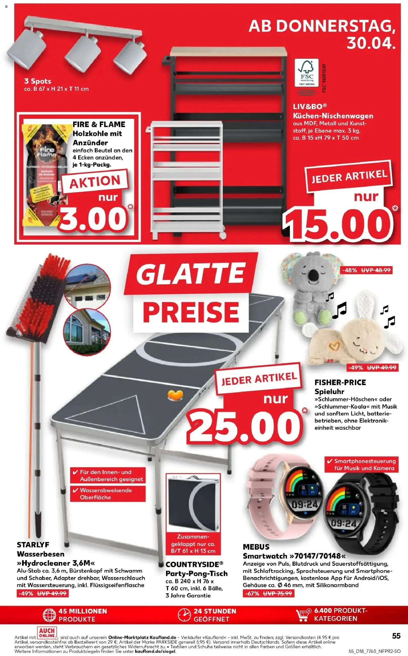 Prospekt Kaufland ab 30.04.2026 » Angebote Online zum Blättern | Seite: 55 | Produkte: Kamera, Adapter, Batterie, Smartphone