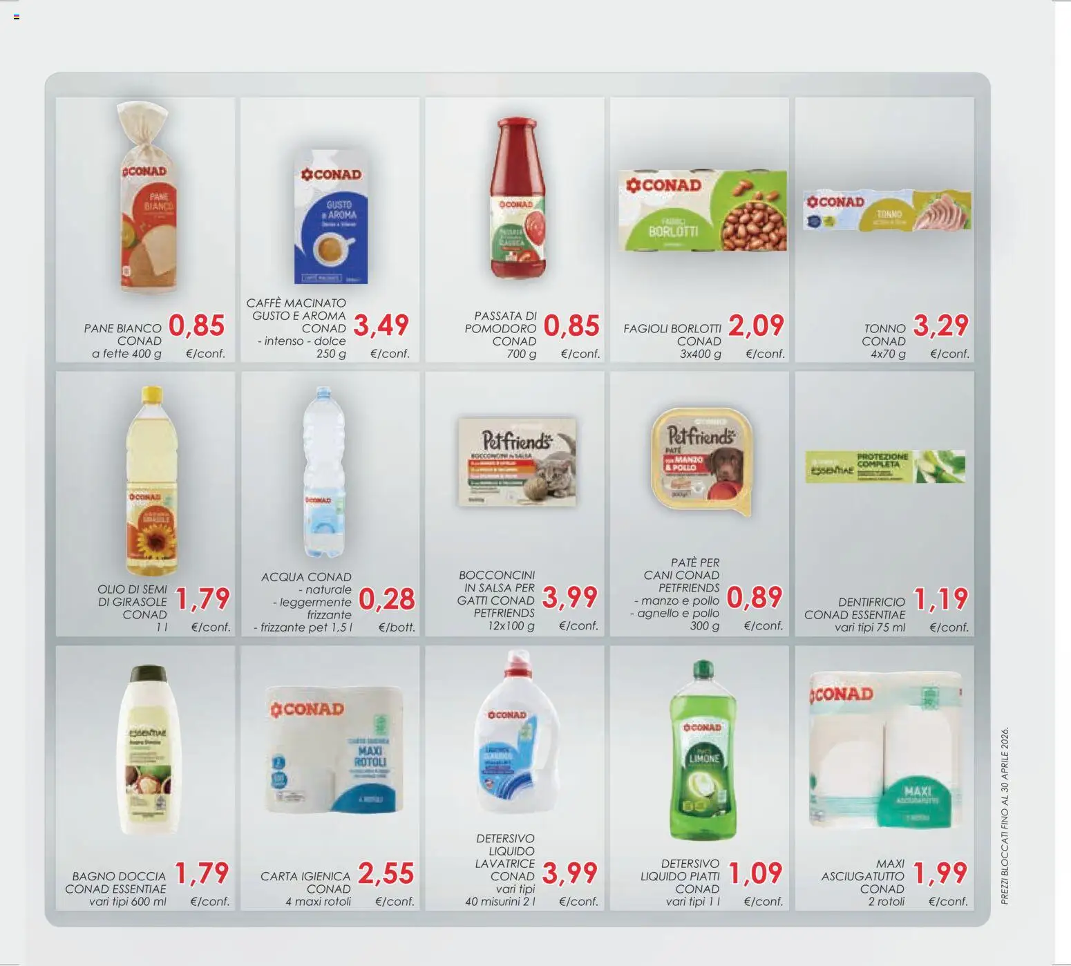 Volantino Conad del 11.03.2026 | Pagina: 37 | Prodotti: Paté, Olio, Passata di pomodoro, Tonno
